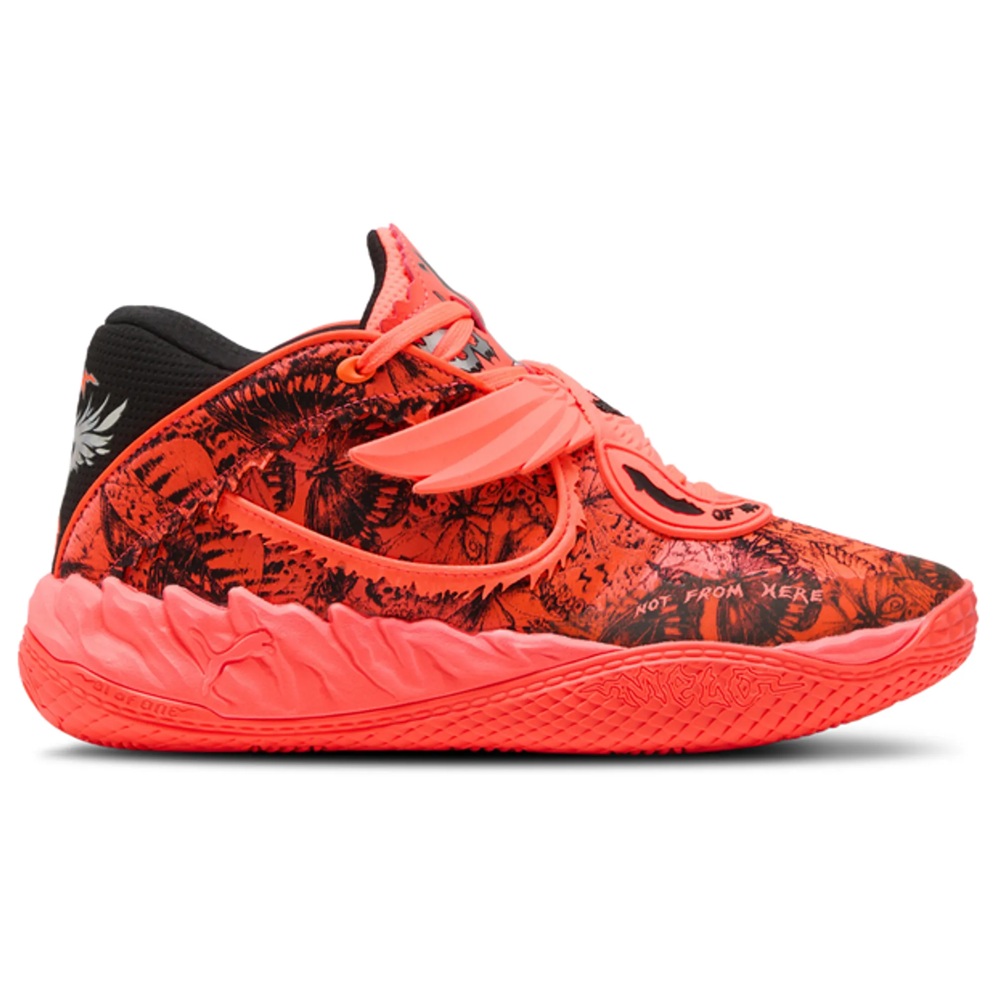 PUMA MB.05 Flutter Mid Basketball Shoes Unisex in Red | Size 7.5