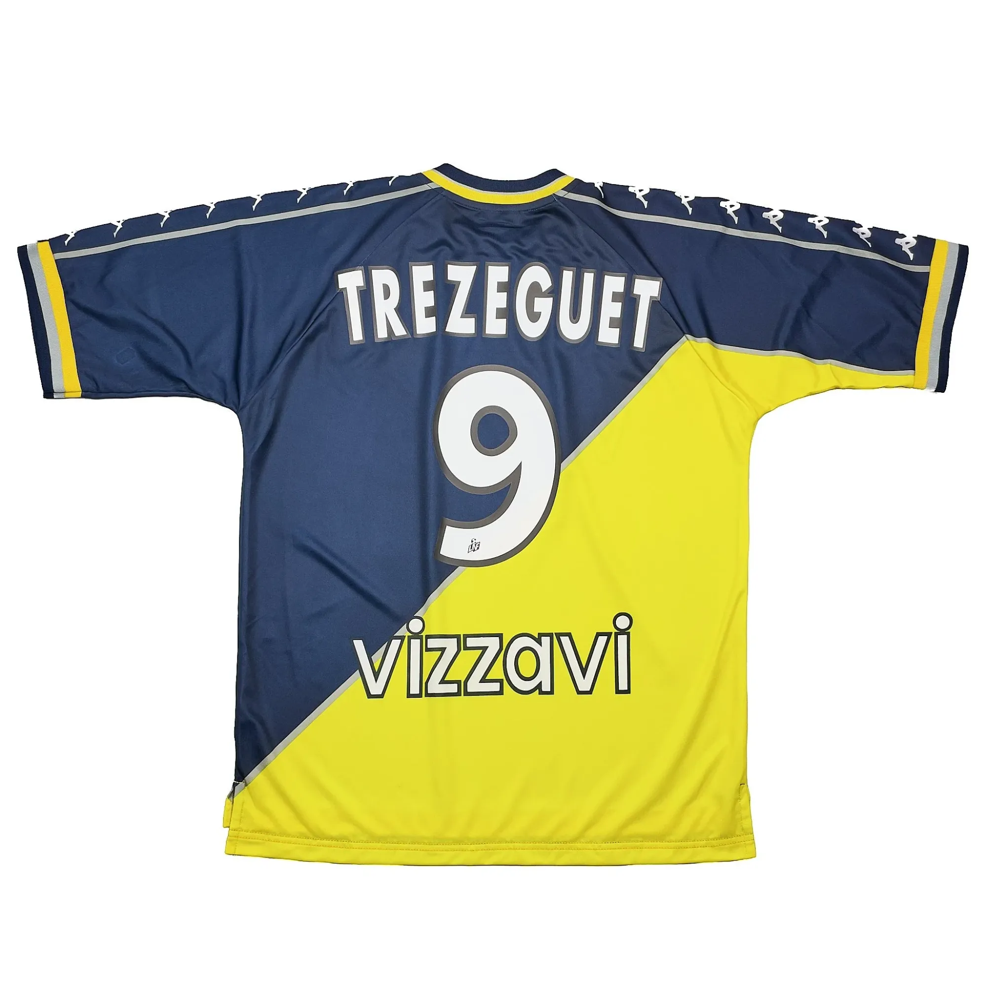 1999/00 Monaco Trezeguet #9 Away Shirt (L) Kappa | Cult Kits