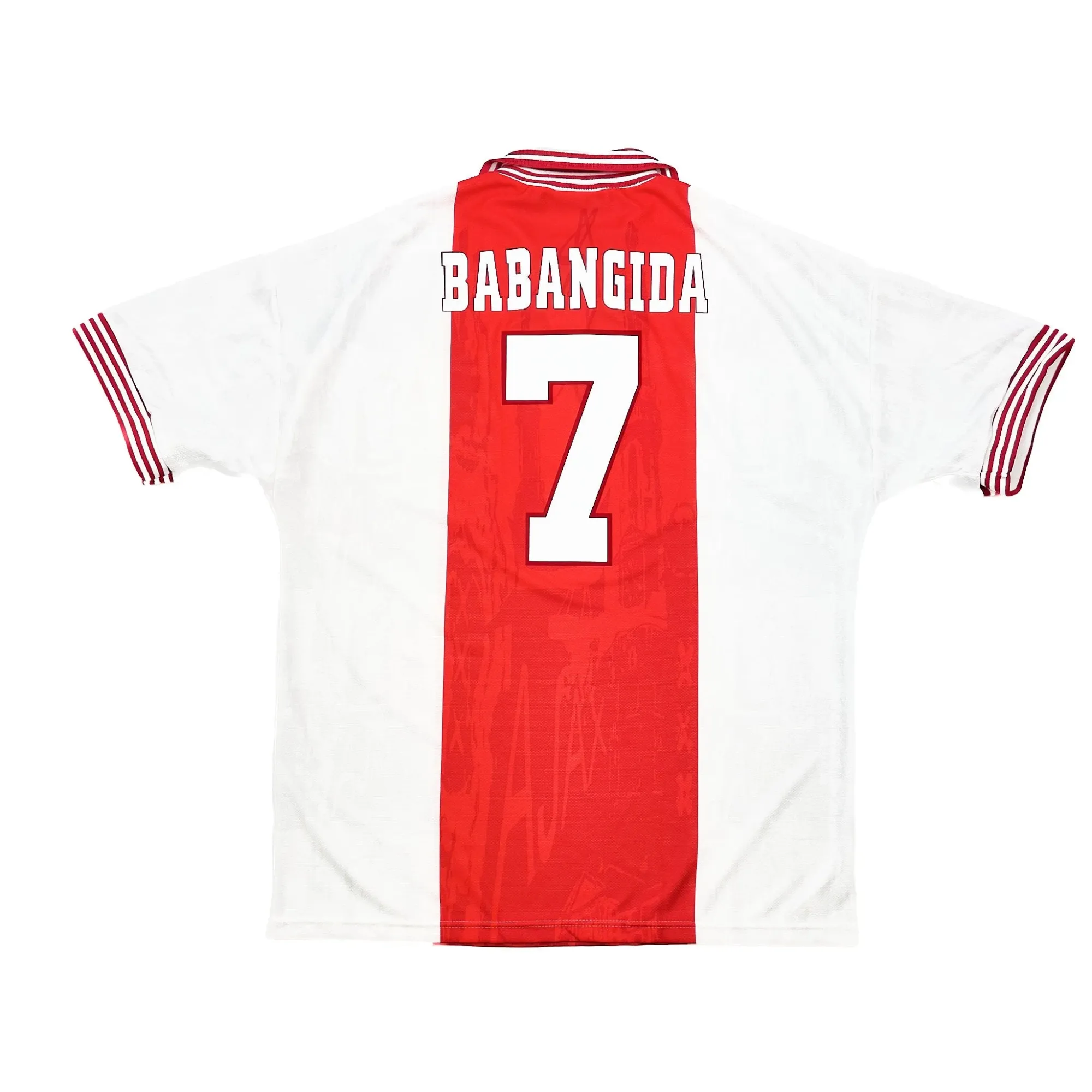 1996/97 Ajax Babangida #7 *BNWOT* Home Shirt (XL) Umbro | Cult Kits