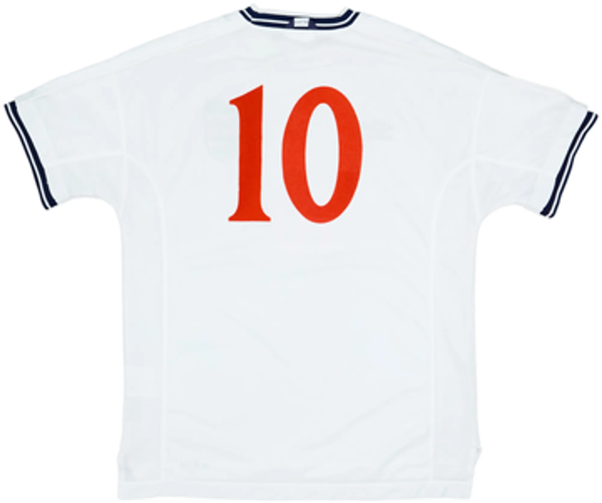 1999-01 England Home Shirt #10 - 9/10 - (XL)