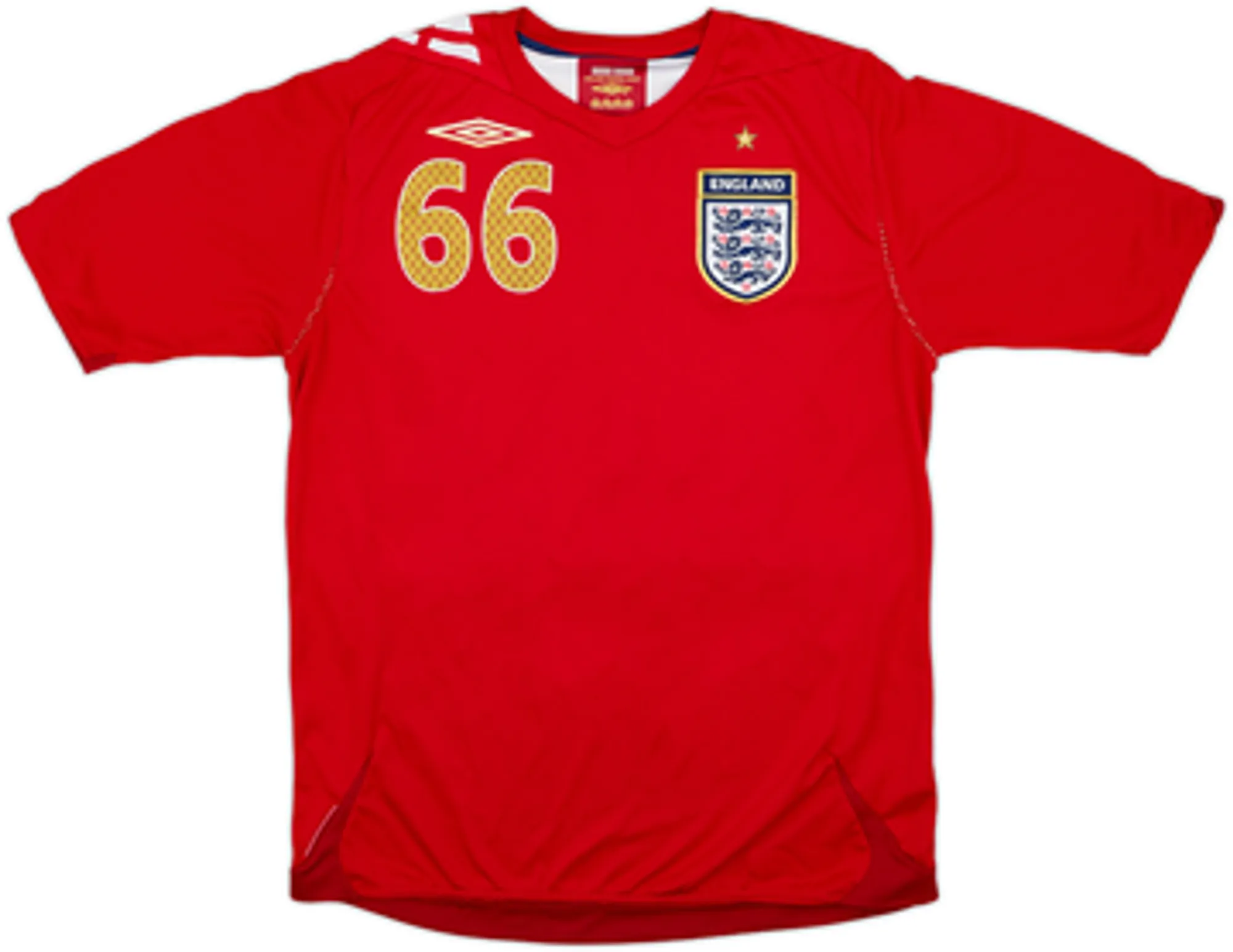 2006-08 England Away Shirt Hurst #66 - 6/10 - (M)