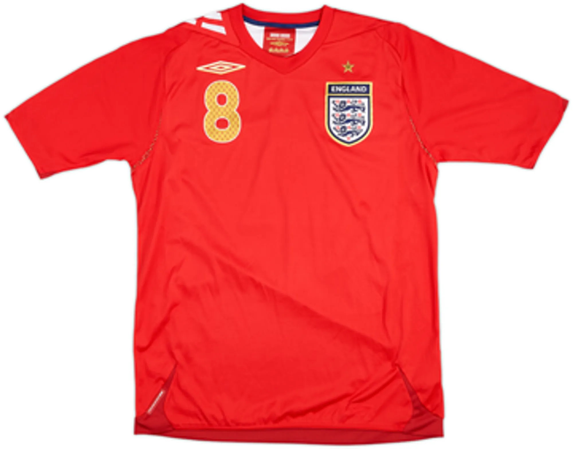 2006-08 England Away Shirt Lampard #8 - 10/10 - (S)