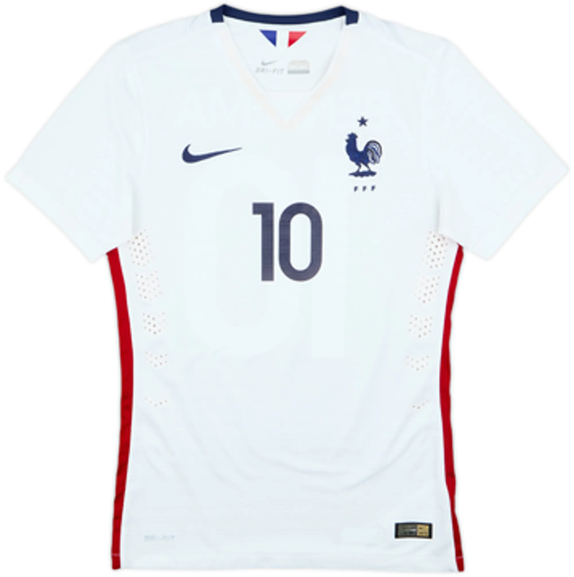 2015-16 France Authentic Away Shirt Benzema #10 - 8/10 - (S)