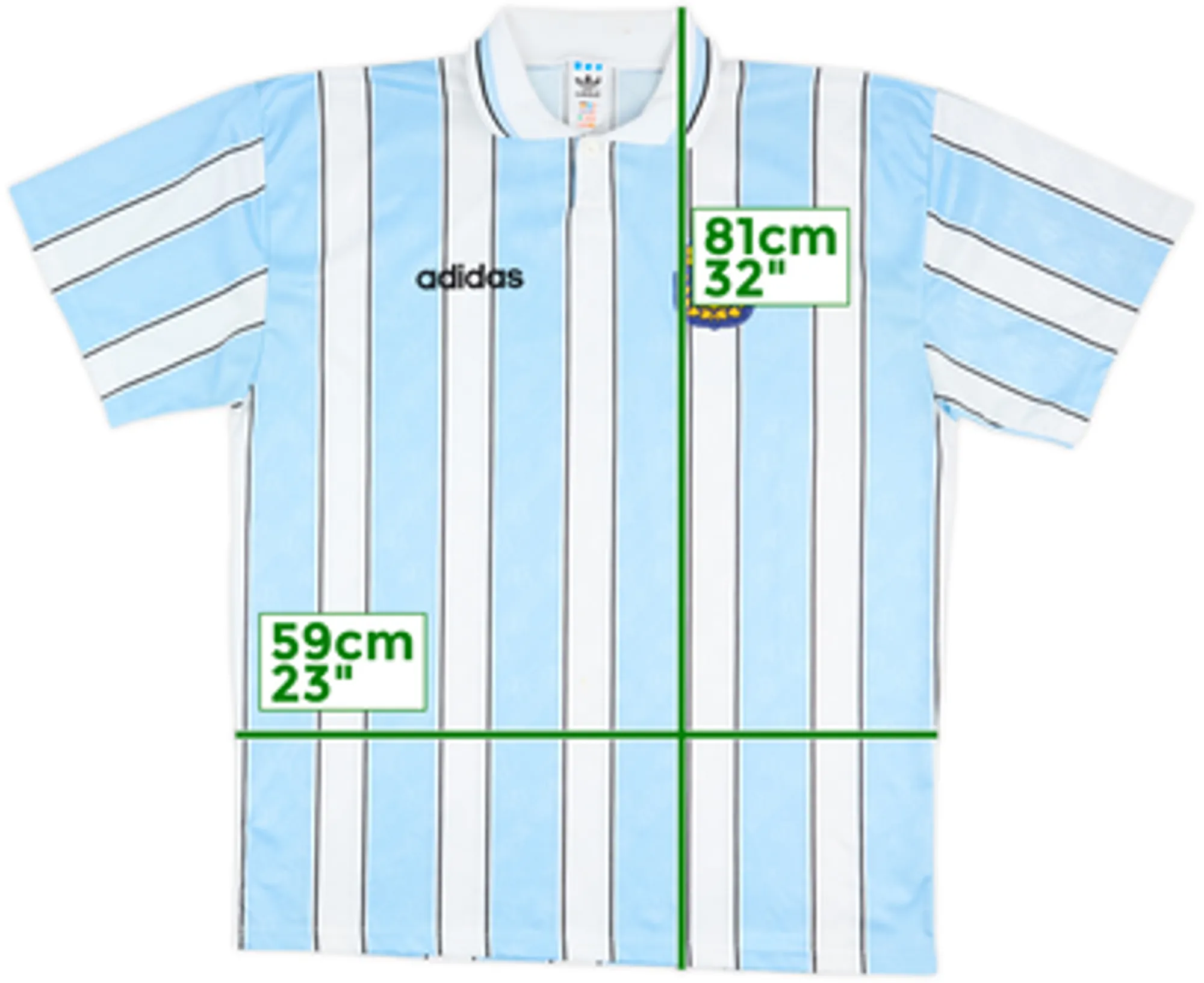 1996 Argentina Prototype Home Shirt - 8/10 - (XL)