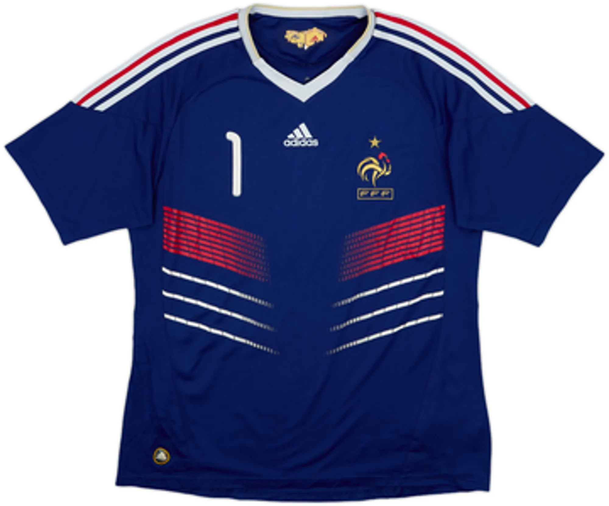 2009-10 France Home Shirt Lloris #1 - 5/10 - (L)