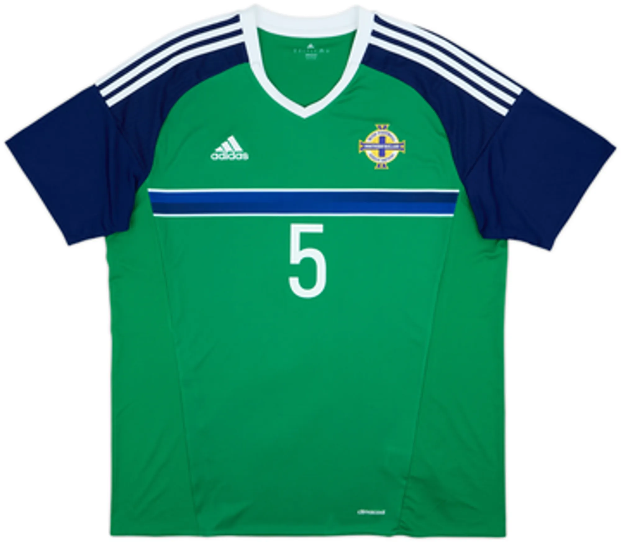 2016-17 Northern Ireland Home Shirt J.Evans #5 - 6/10 - (S)