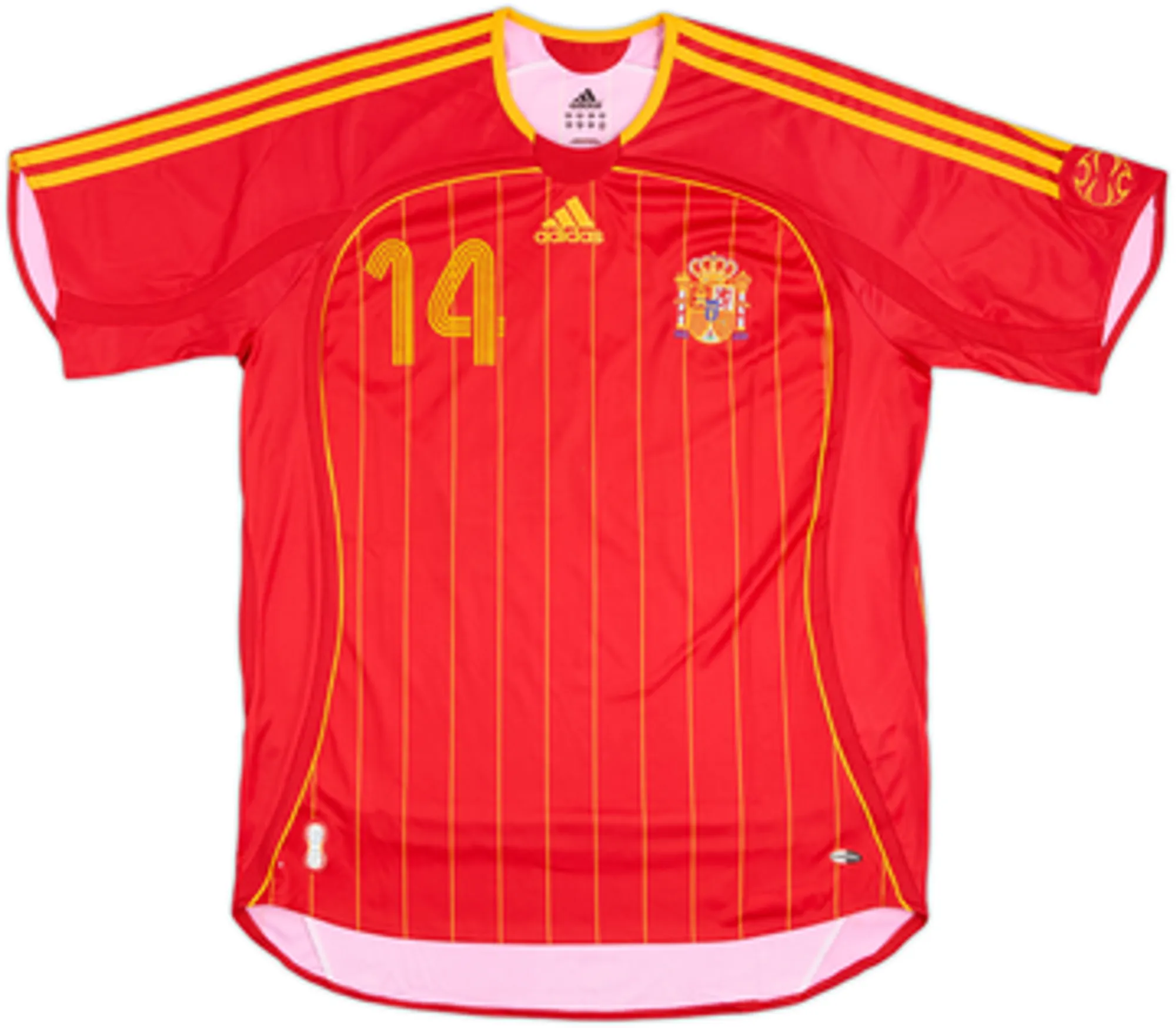 2006-08 Spain Home Shirt Alonso #14 - 5/10 - (M)