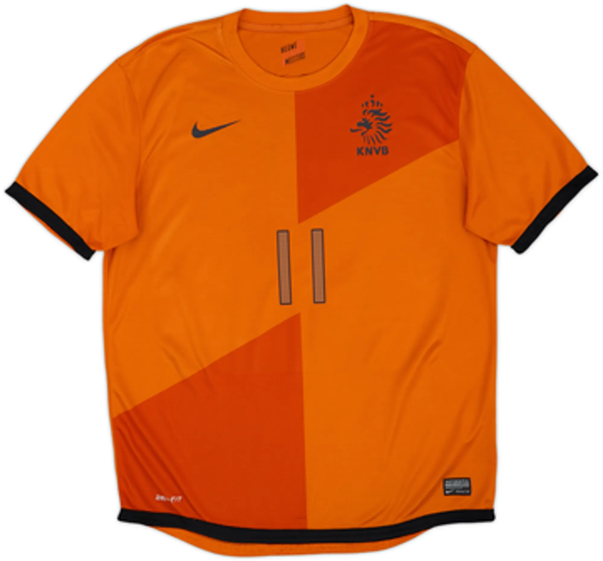 2012-13 Netherlands Home Shirt Robben #11 - 6/10 - (L)