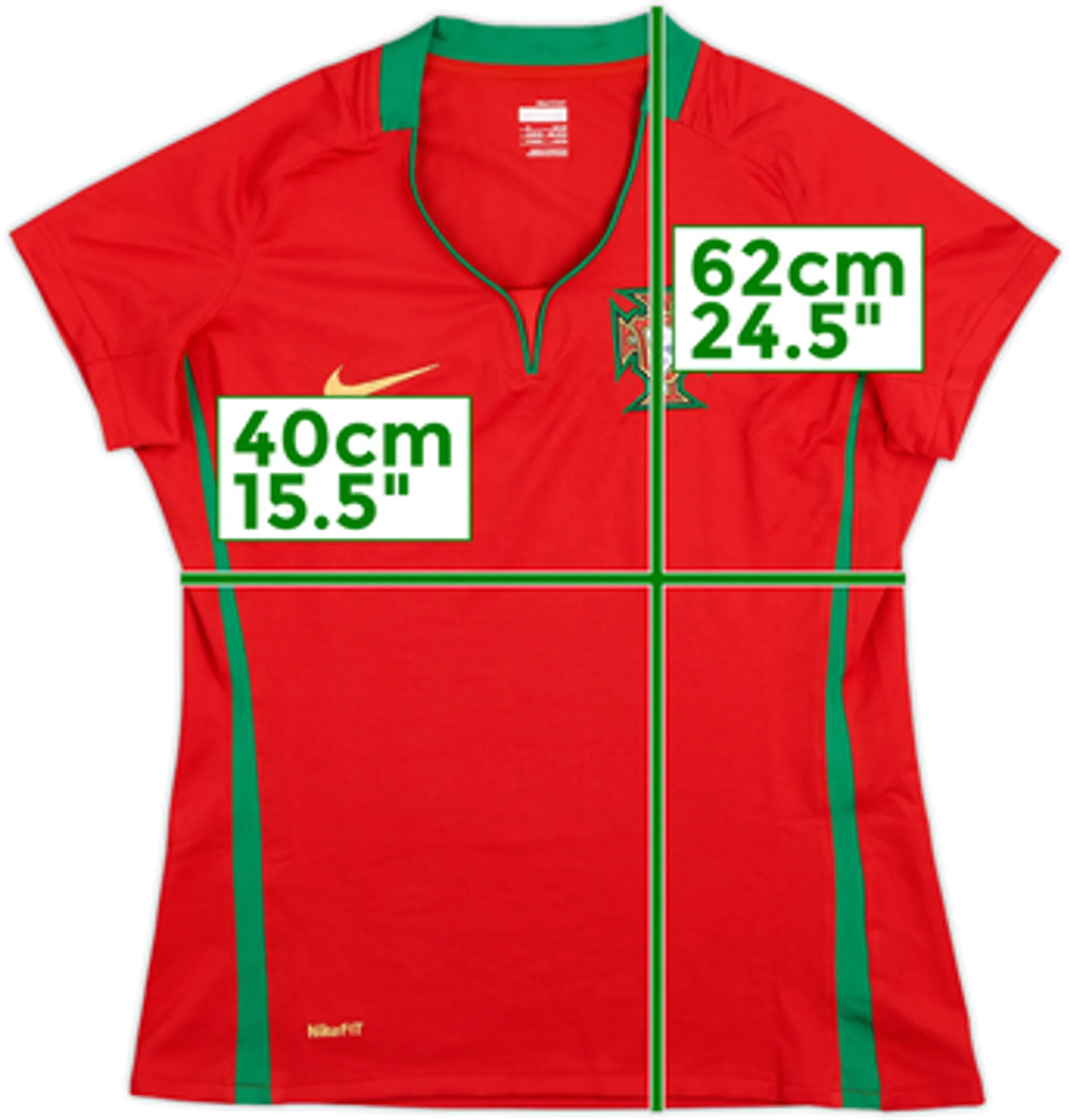 2008-10 Portugal Home Shirt - 10/10 - (Women's M)