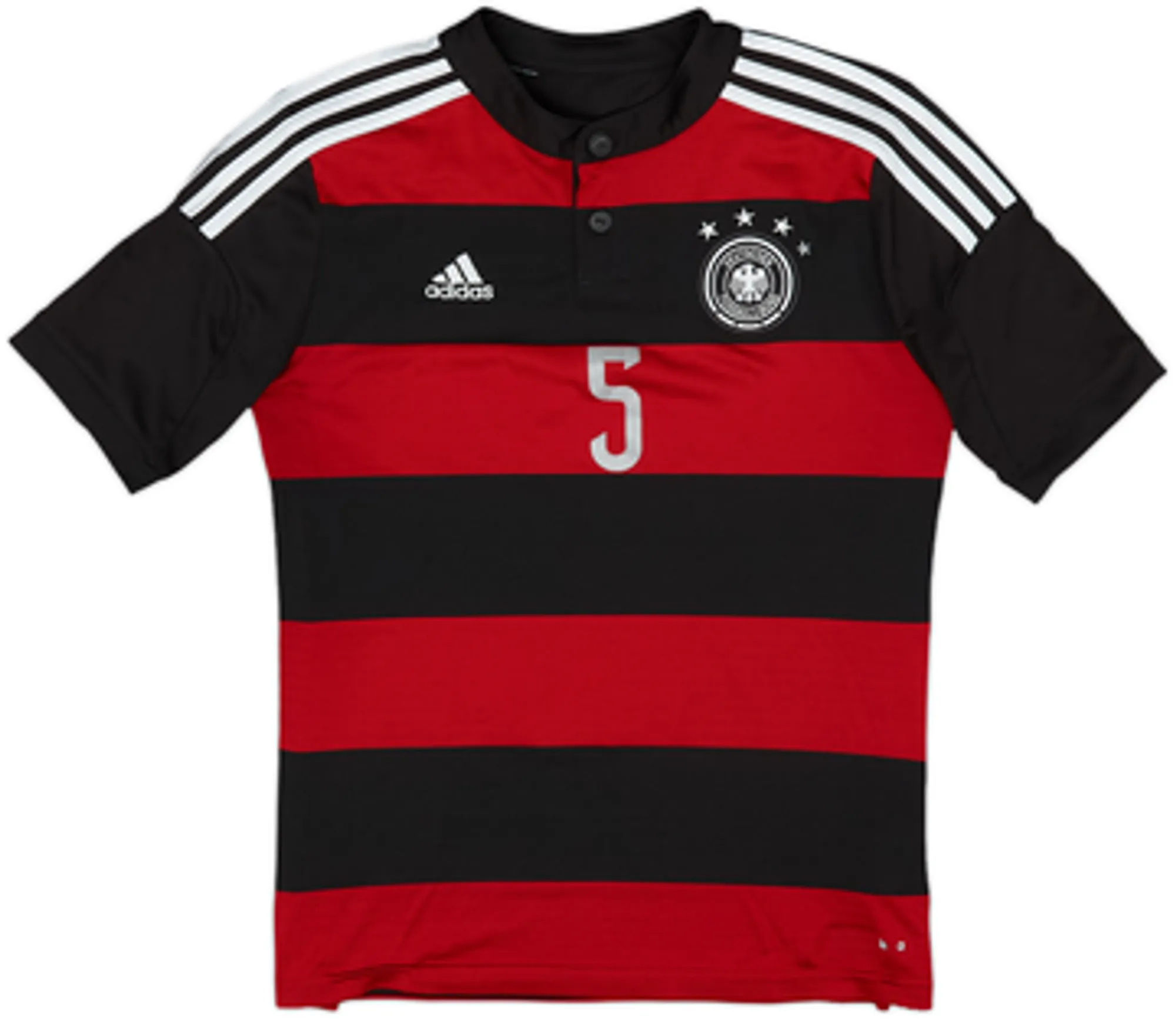 2014-15 Germany Away Shirt Hummels #5 - 6/10 - (L.Boys)