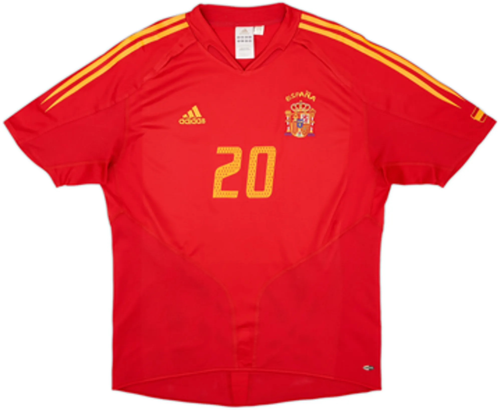 2004-06 Spain Home Shirt Xavi #20 - 5/10 - (L)