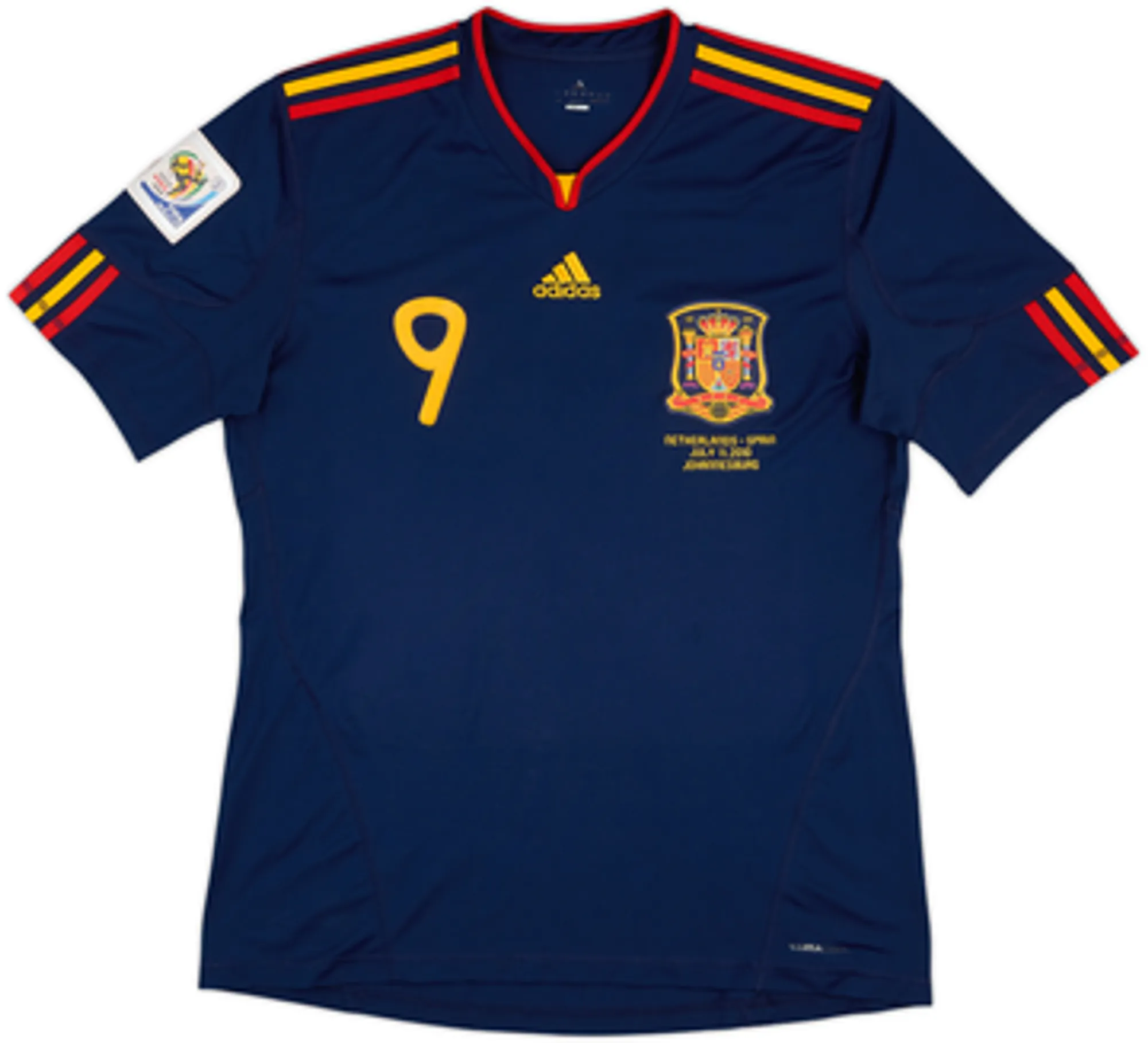 2010-11 Spain Away Shirt Torres #9 - 8/10 - (M)