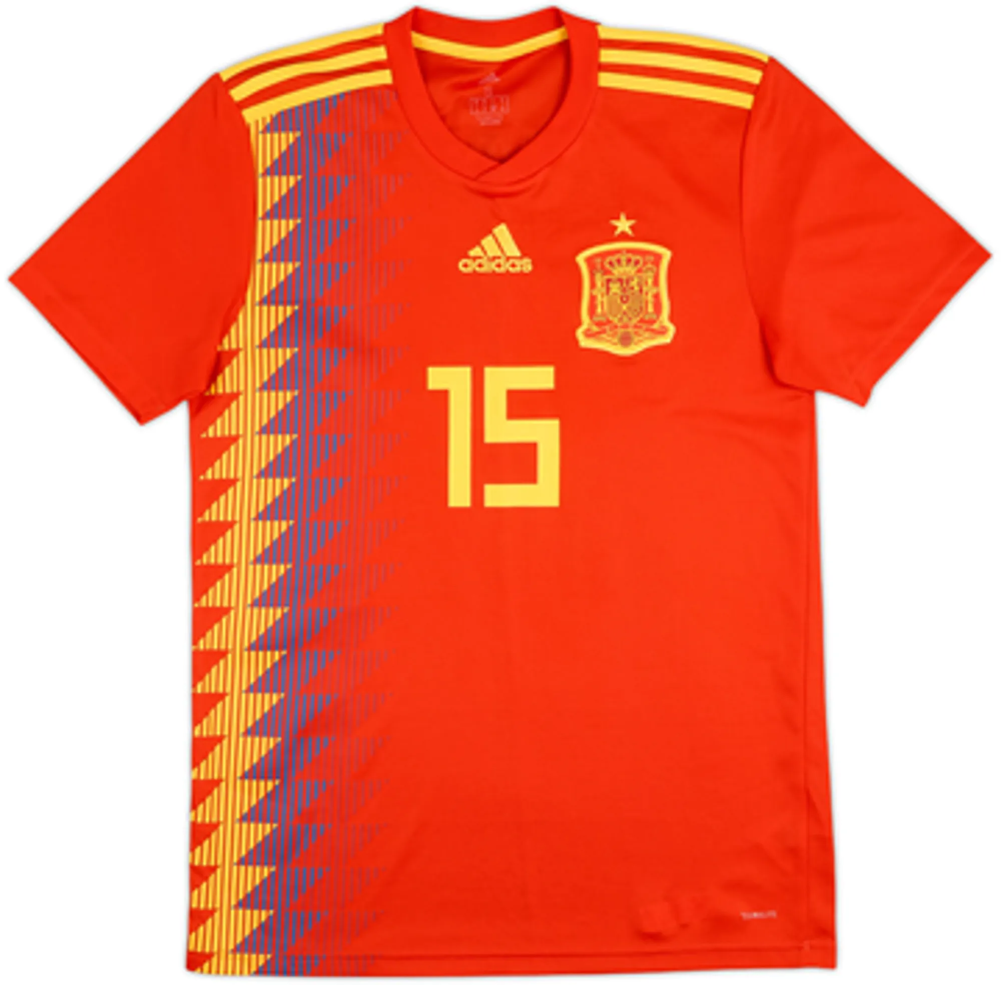 2018-19 Spain Home Shirt Ramos #15 - 9/10 - (S)
