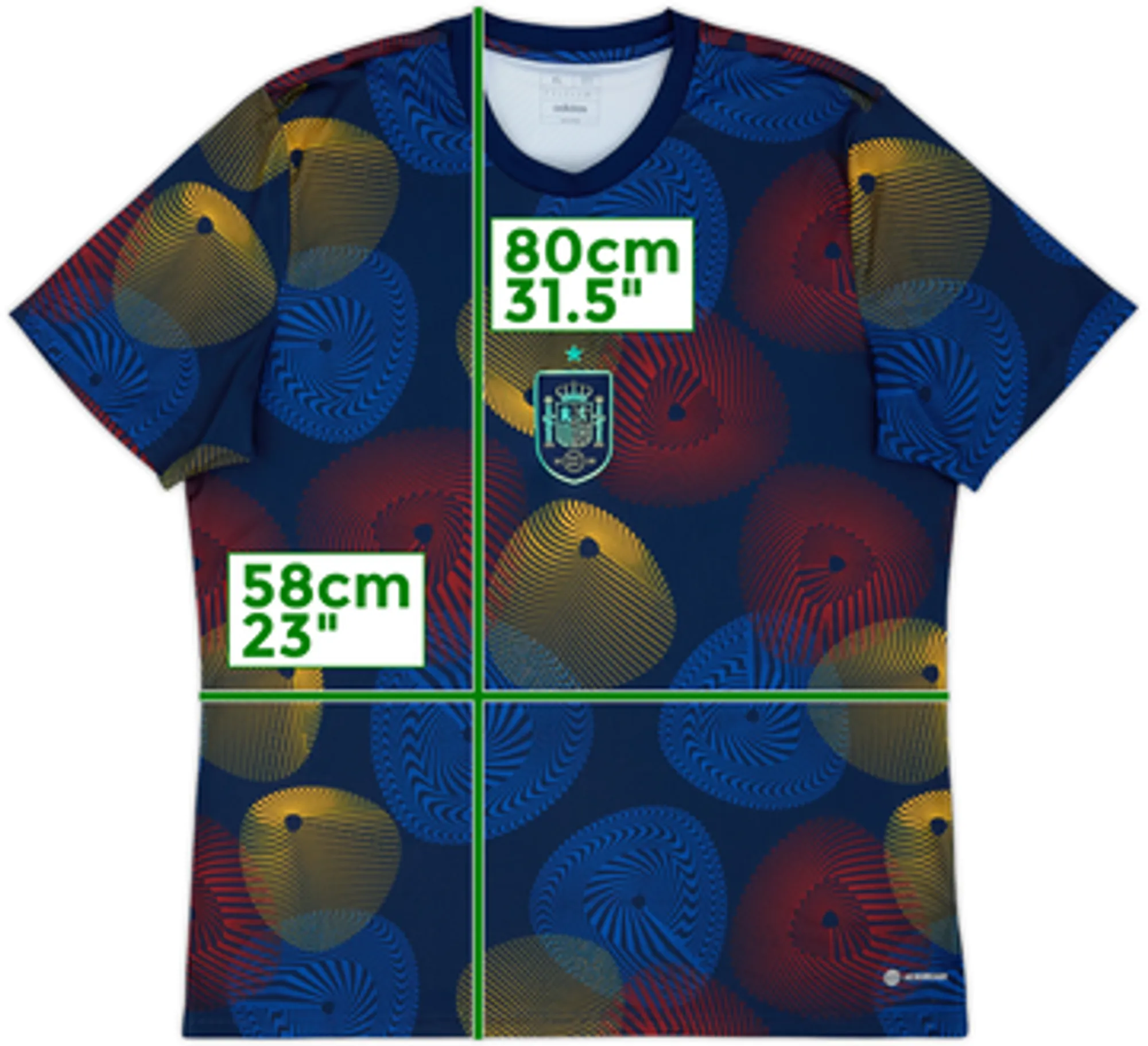 2022-23 Spain adidas Pre-Match Training Shirt - 5/10 - (XL)