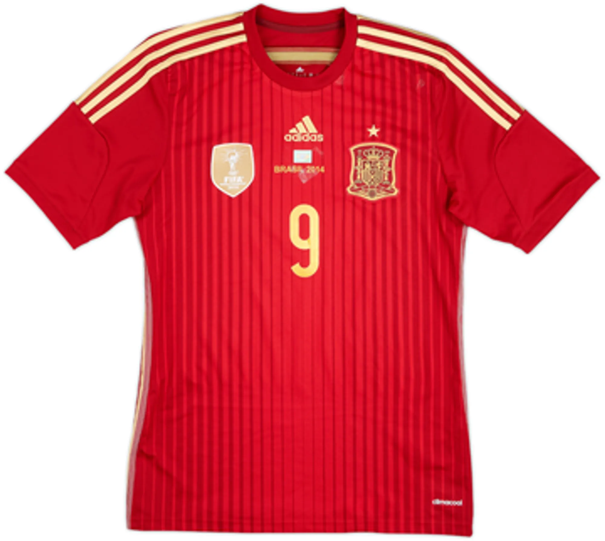 2013-15 Spain 'Brasil 2014' Home Shirt Torres #6 - 6/10 - (S)