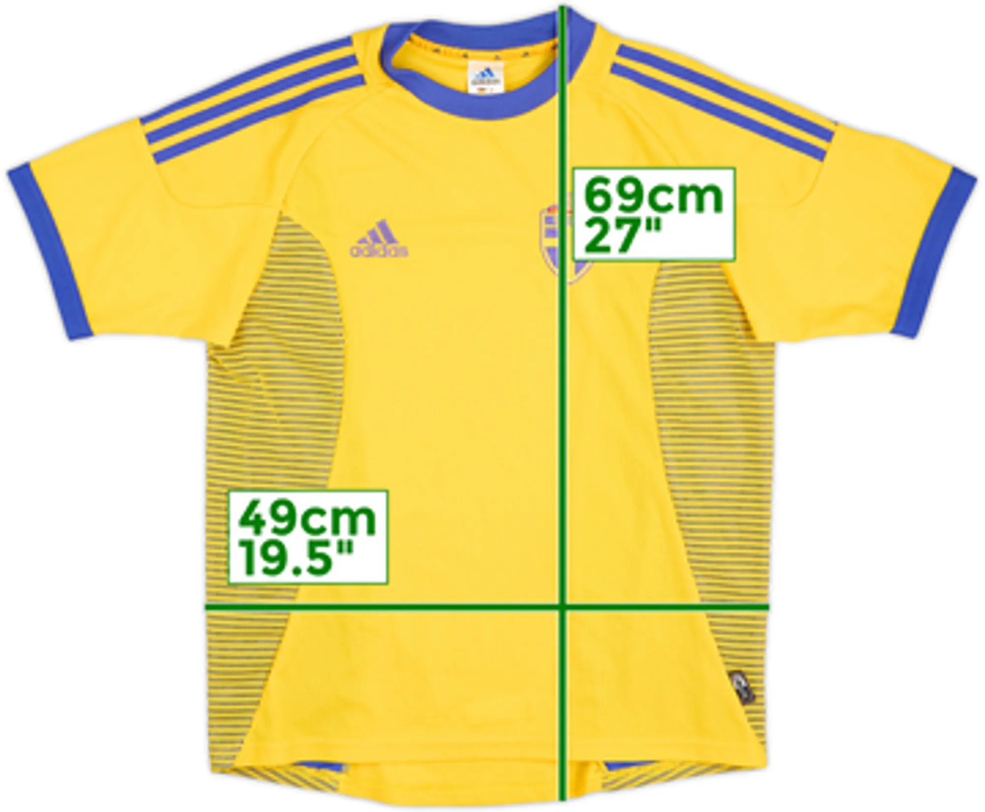 2002-03 Sweden Home Shirt - 6/10 - (L.Boys)