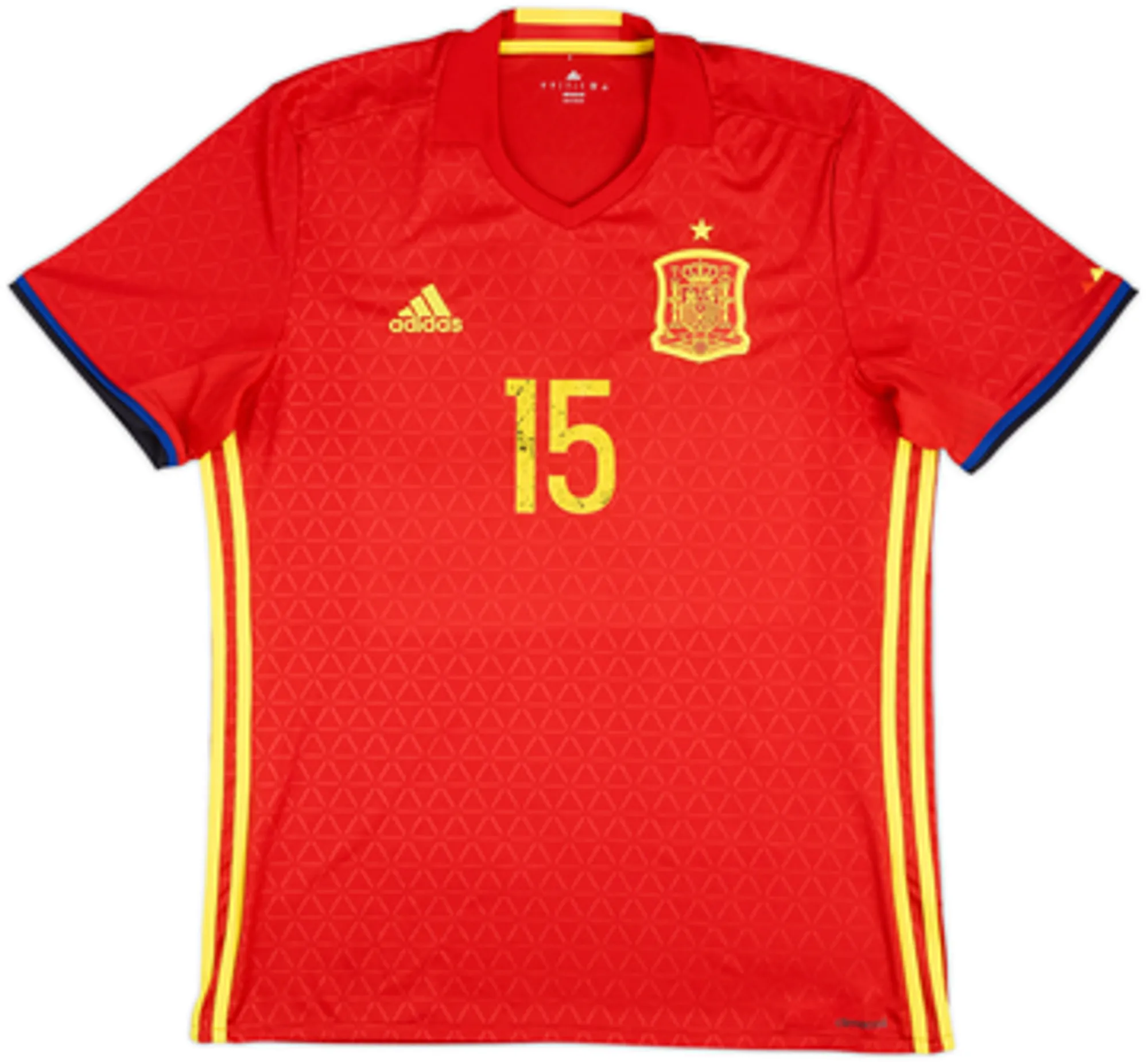 2016-17 Spain Home Shirt Ramos #15 - 5/10 - (L)
