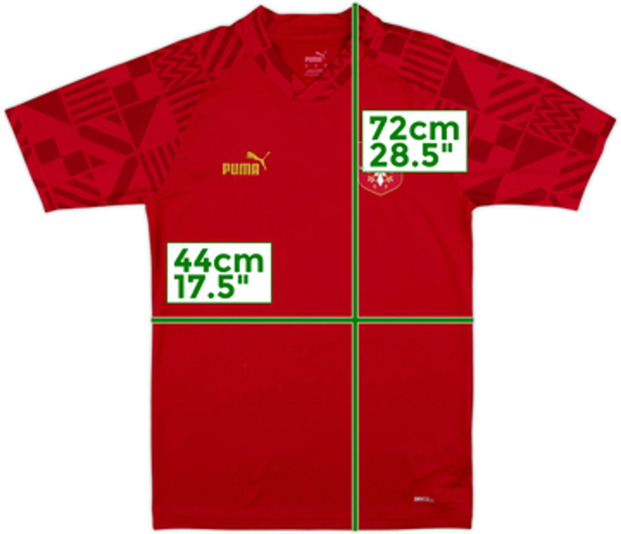 2022-23 Serbia Authentic Puma Training Shirt - 8/10 - (S)