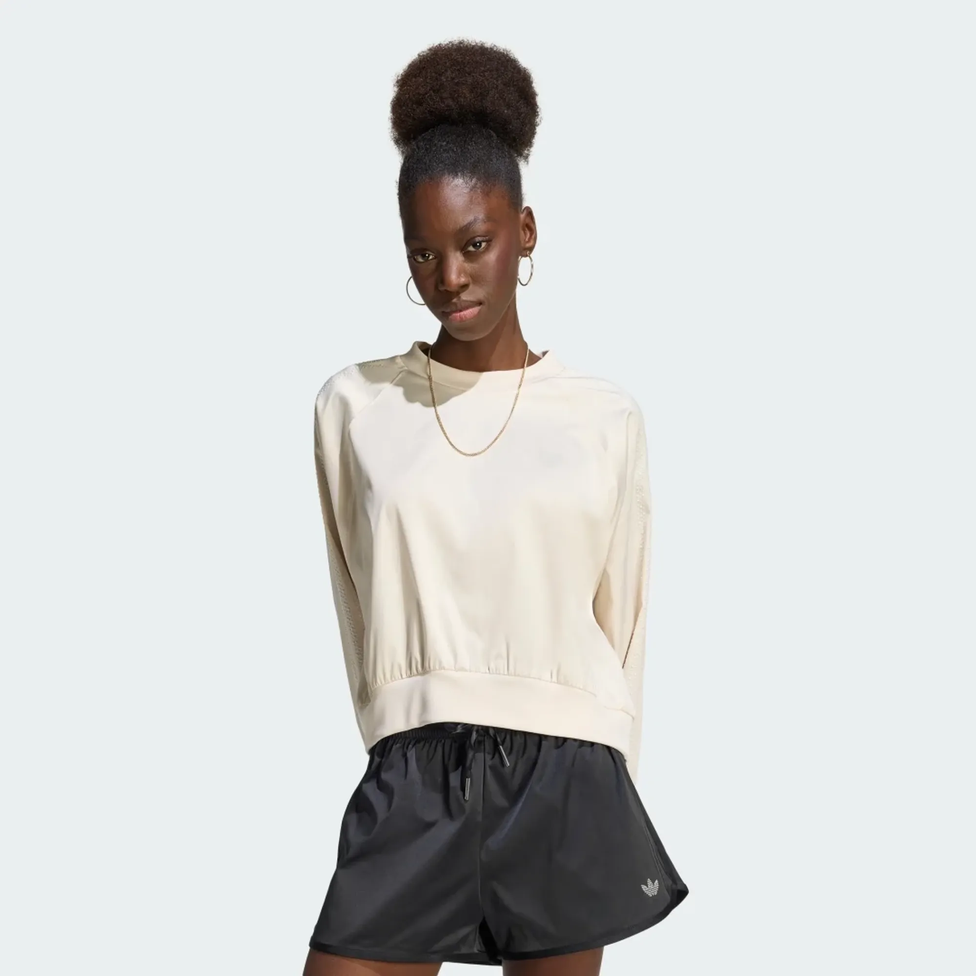 adidas PEARL JACQUARD SWEATSHIRT