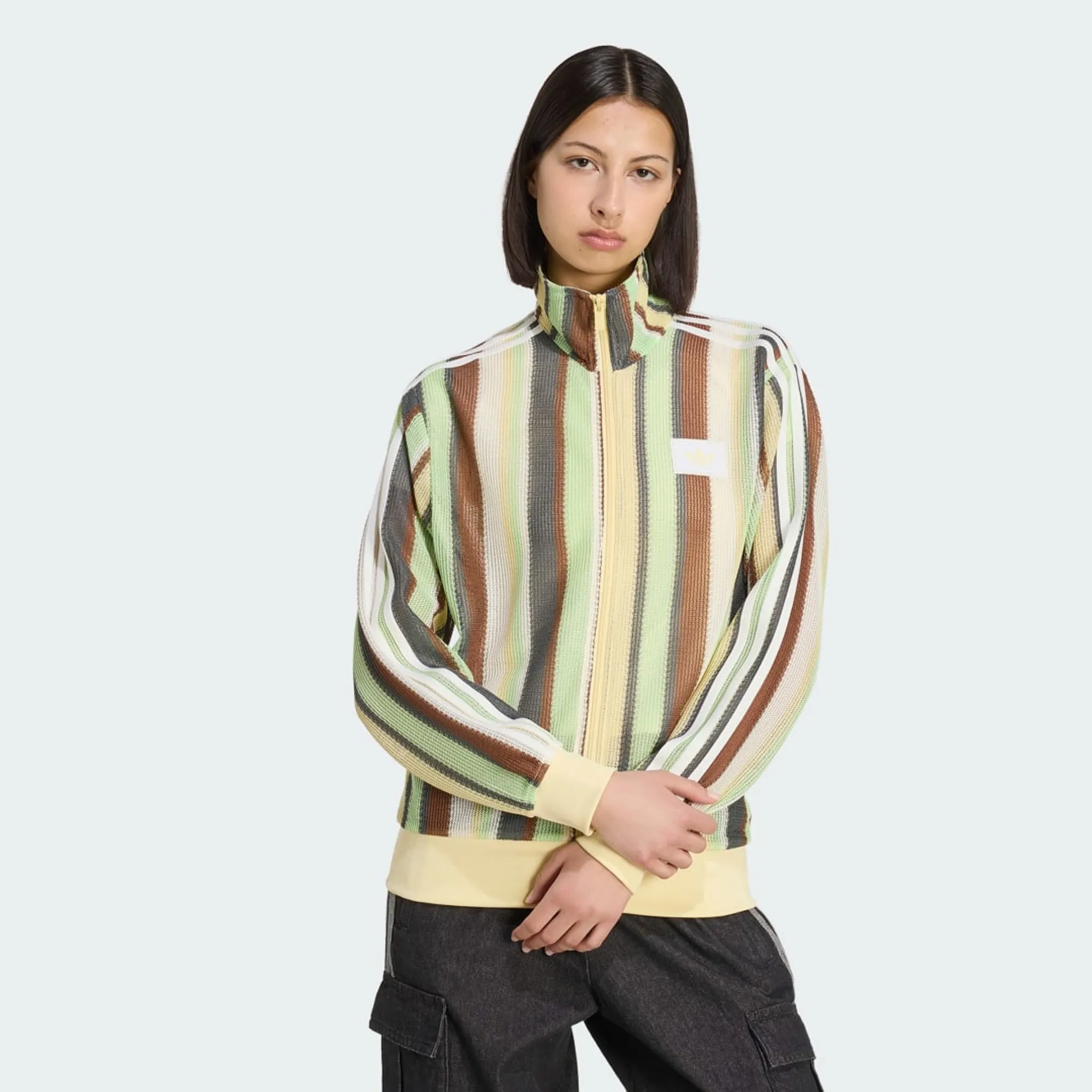 adidas ADIDAS ORIGINALS SUMMER GLOW KNITTED FIREBIRD TRACK TOP