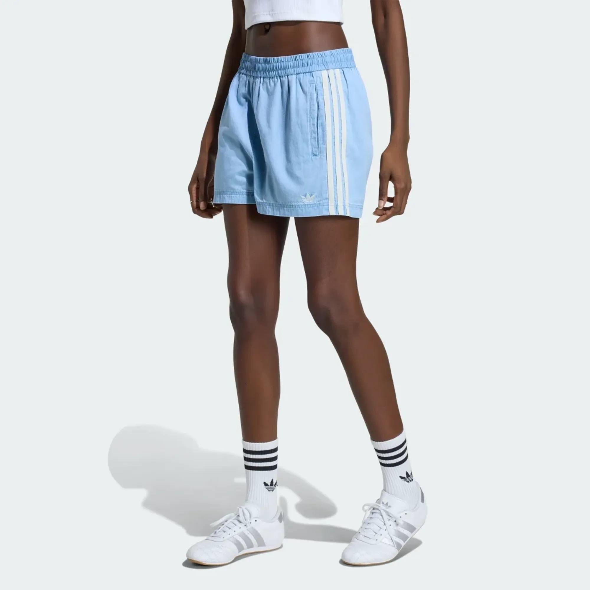 adidas ADIDAS ORIGINALS SUMMER GLOW DENIM SHORTS