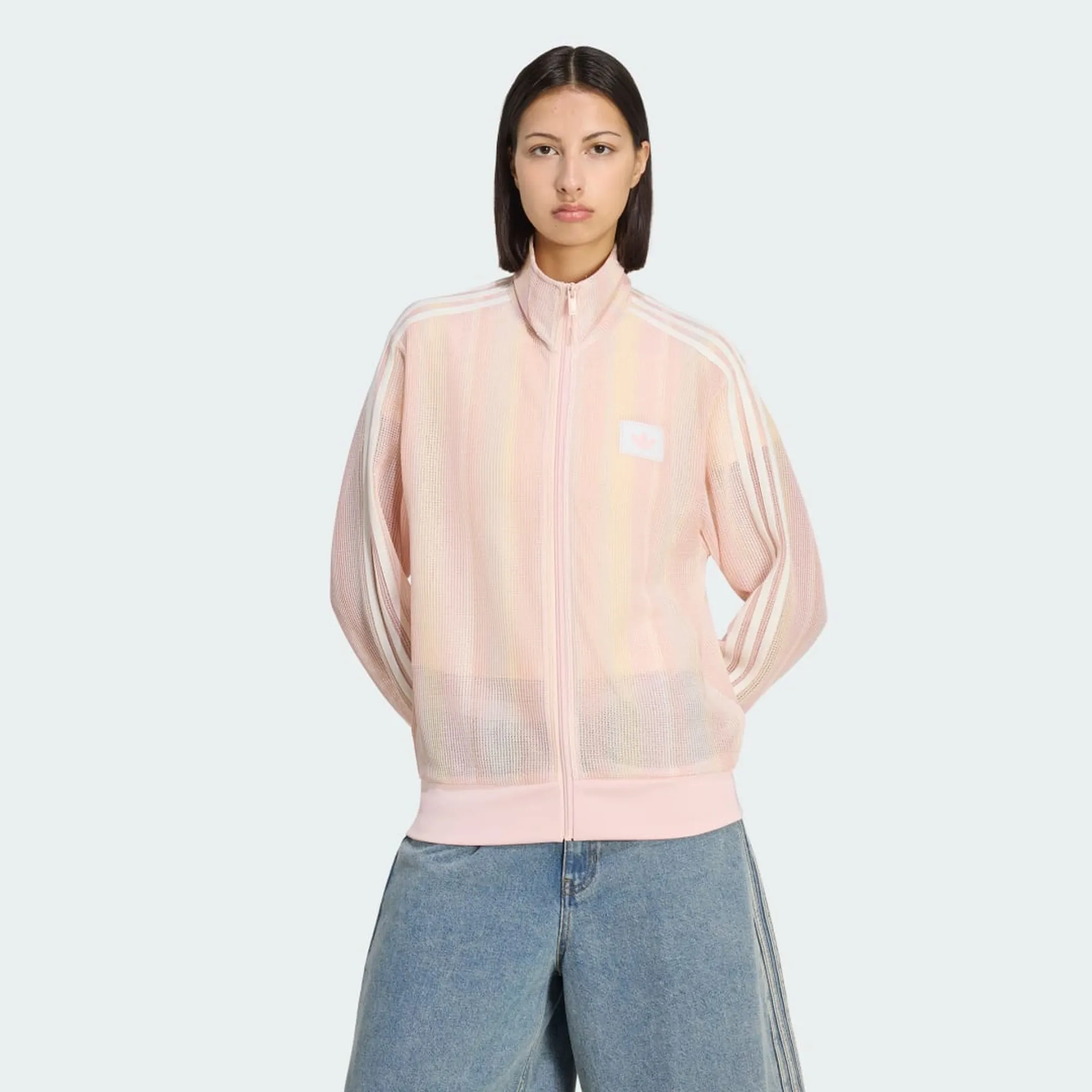 adidas ADIDAS ORIGINALS SUMMER GLOW KNITTED FIREBIRD TRACK TOP