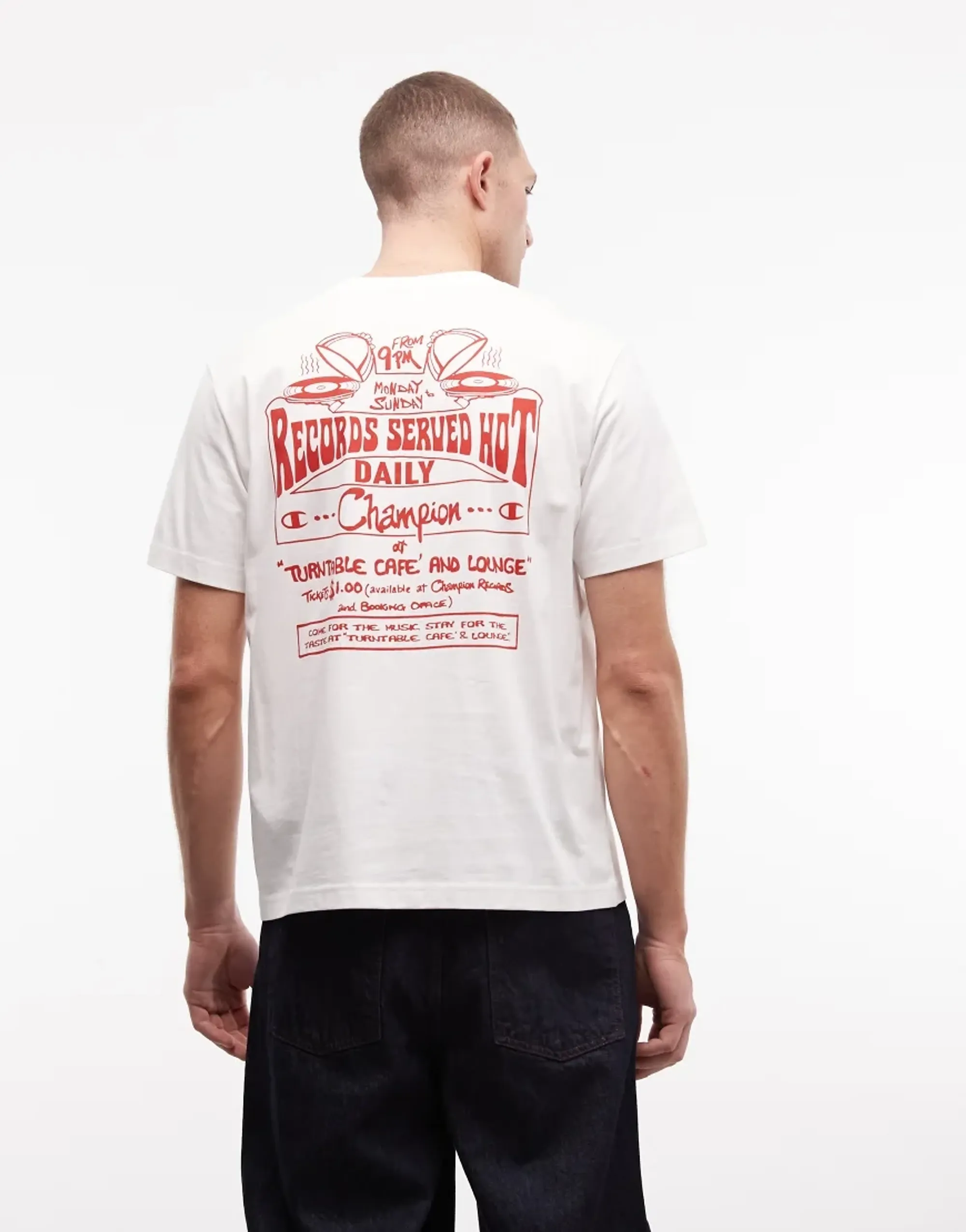 Champion Back Graphic T-Shirt In White