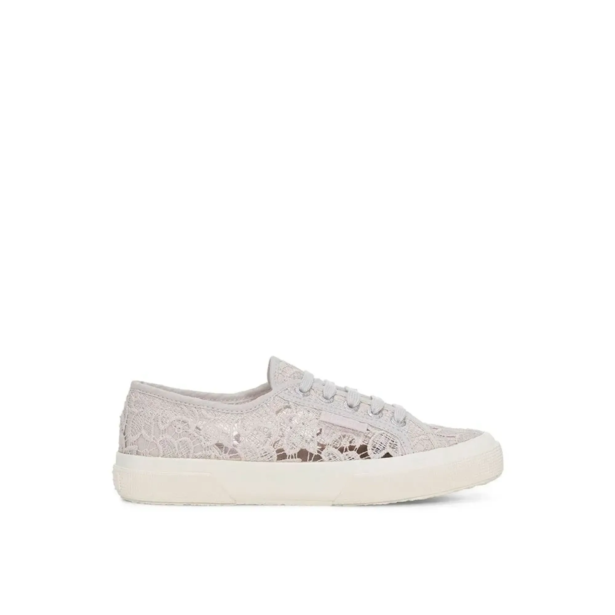Superga  2750 MACRAME  women's Shoes (Trainers) in Silver