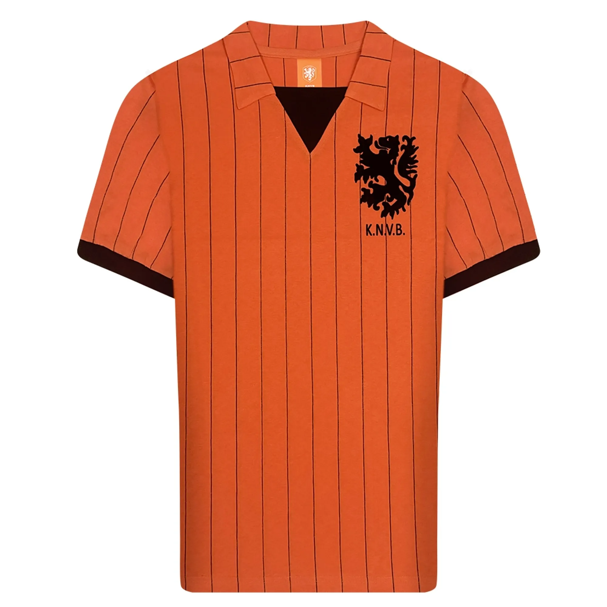 Score Draw Men's Netherlands Retro Football Shirt - Orange