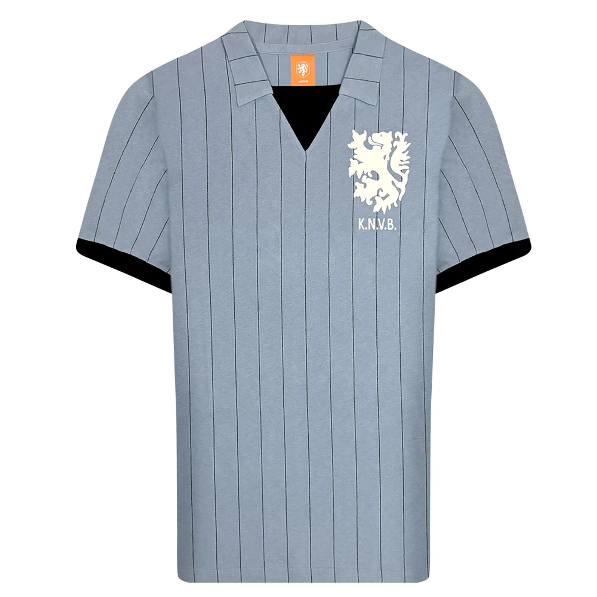 Score Draw Men's Netherlands Retro Football Shirt - Blue