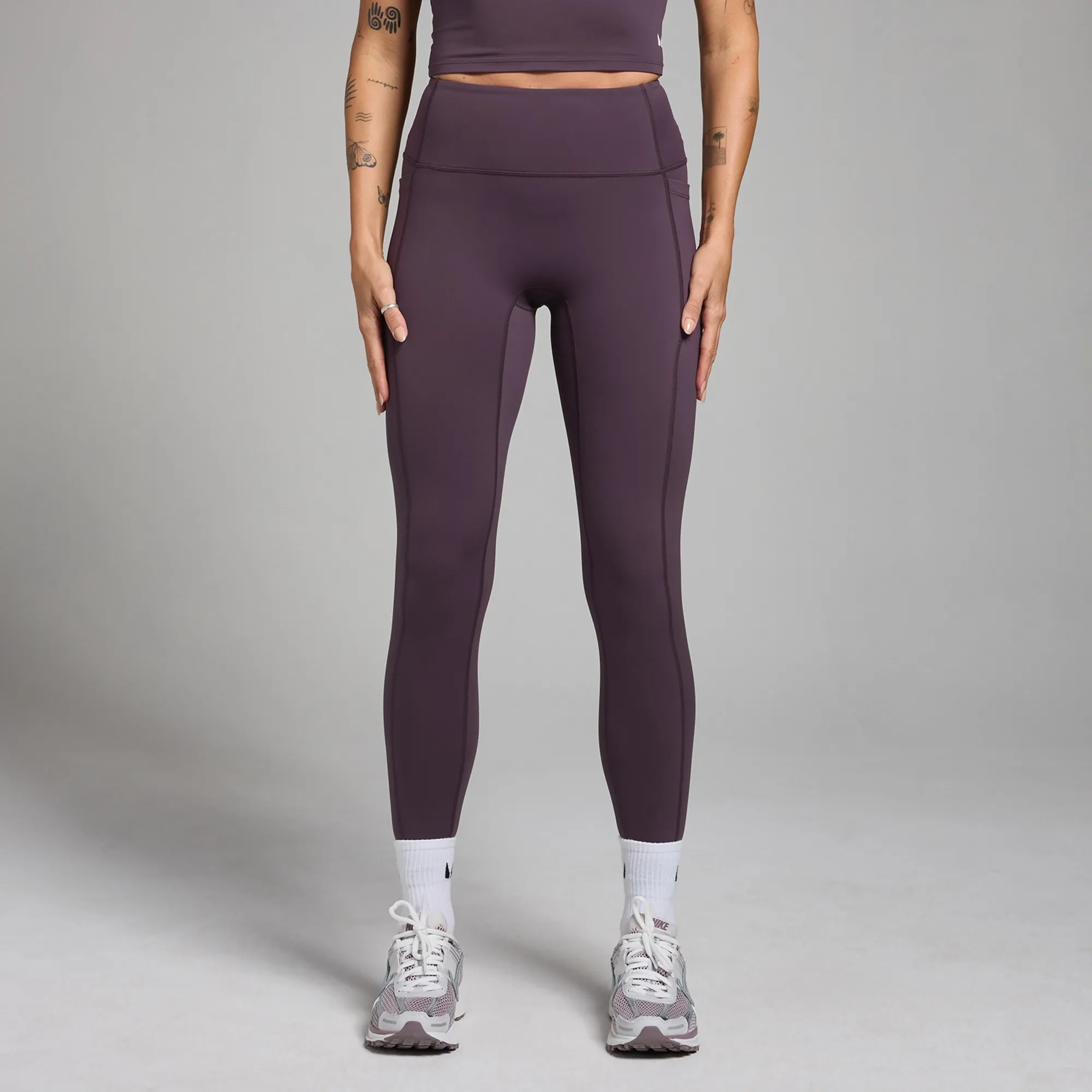 MP Women's Active Pocket Leggings - Deep Purple - M