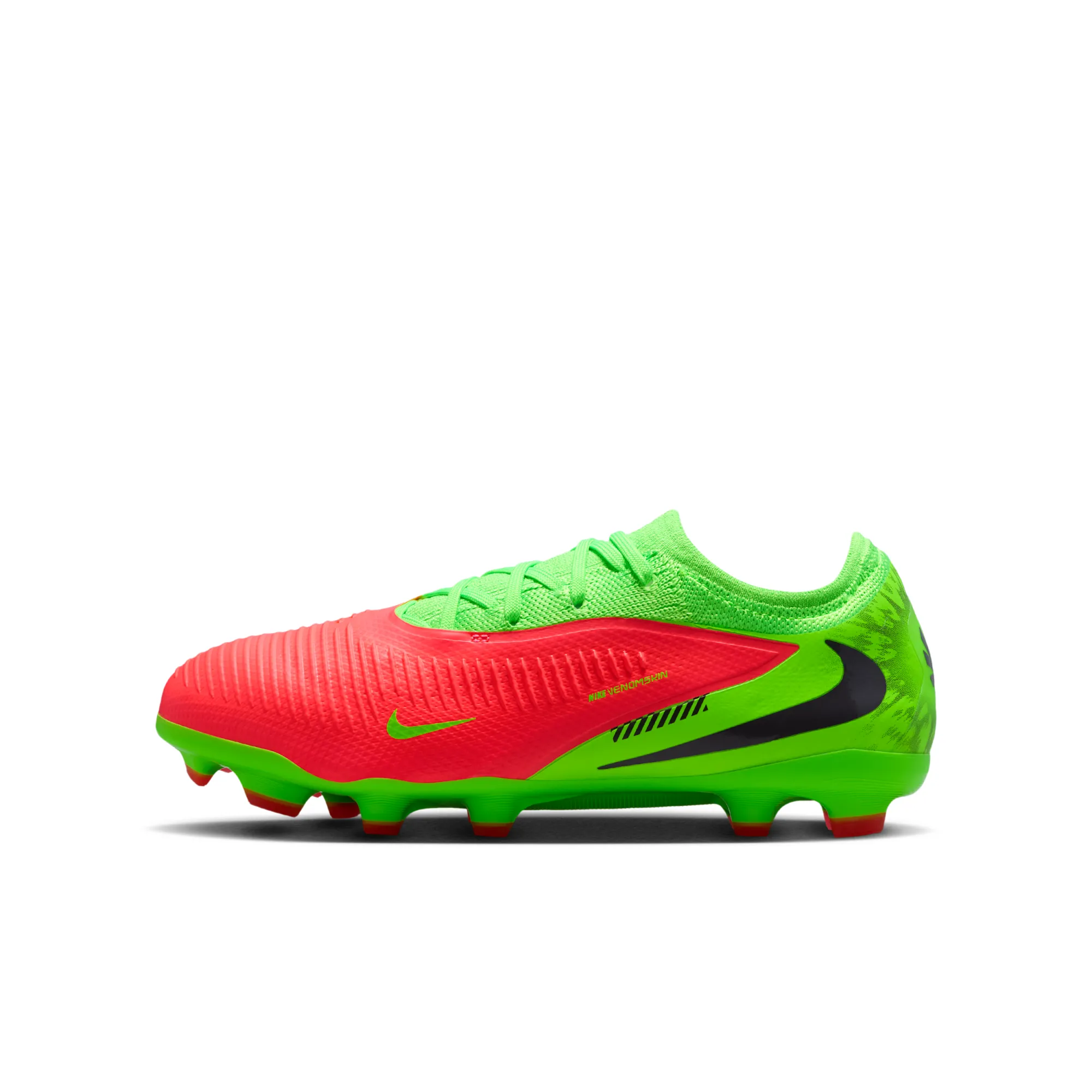 Nike Jr. Phantom 6 Low Pro 'Erling Haaland' Older Kids' Multi-Ground Football Boot - Pink