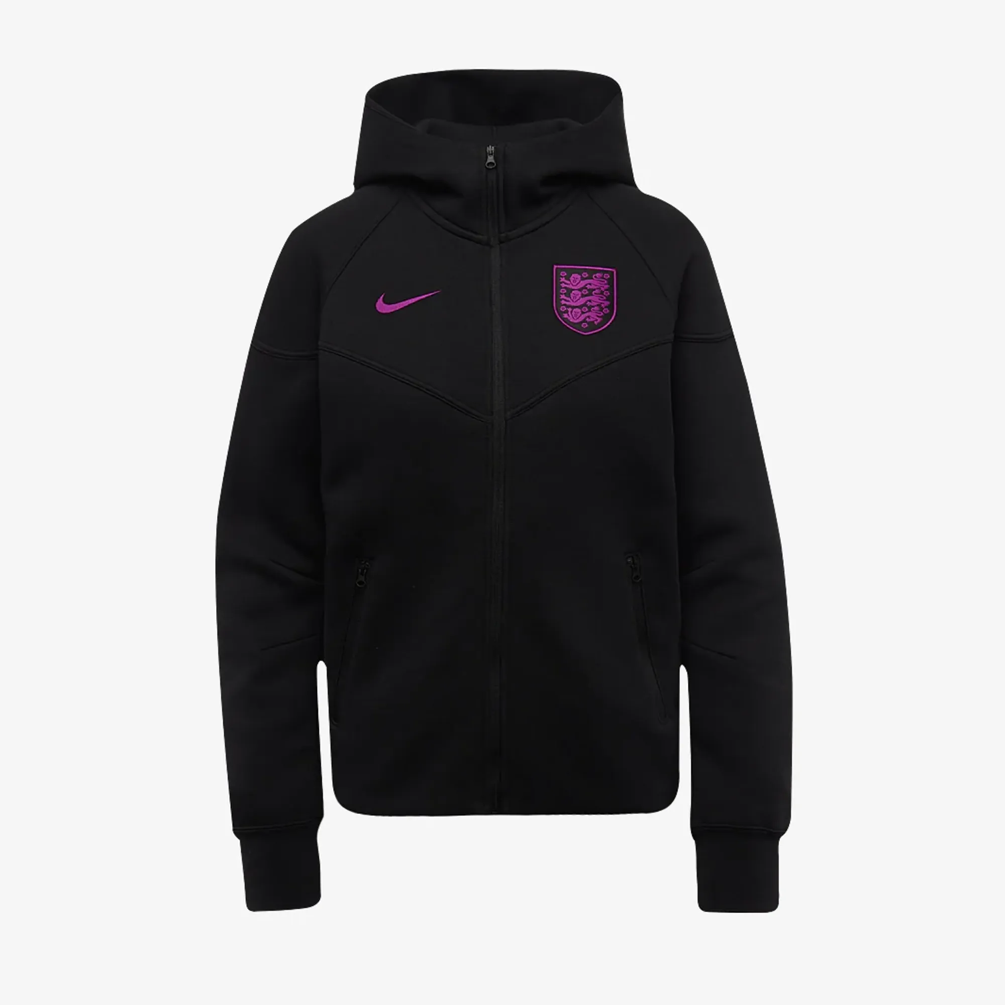 Nike England 2025 Womens NSW Tech Fleece Windrunner Zip Hoodie