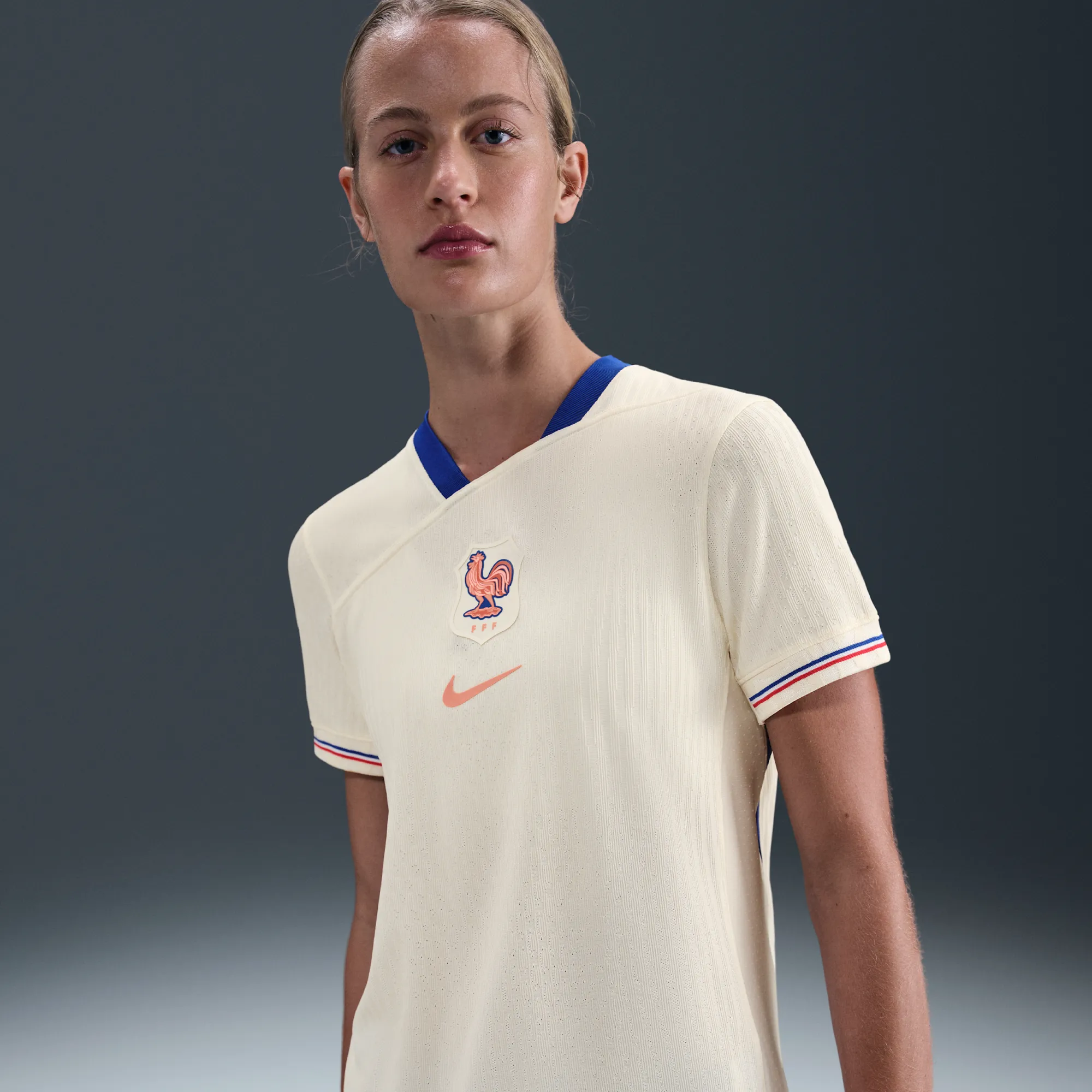 Nike France 2025 Womens Dri-FIT ADV Match Away Shirt