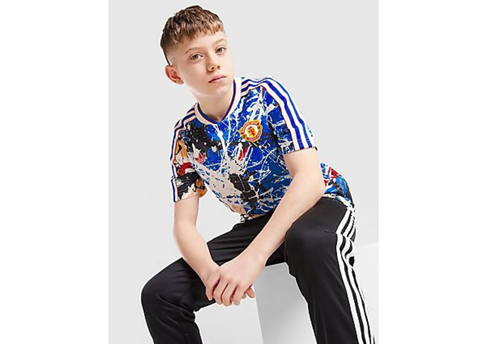 adidas Originals Manchester United Kids SS Home Shirt 2025/26