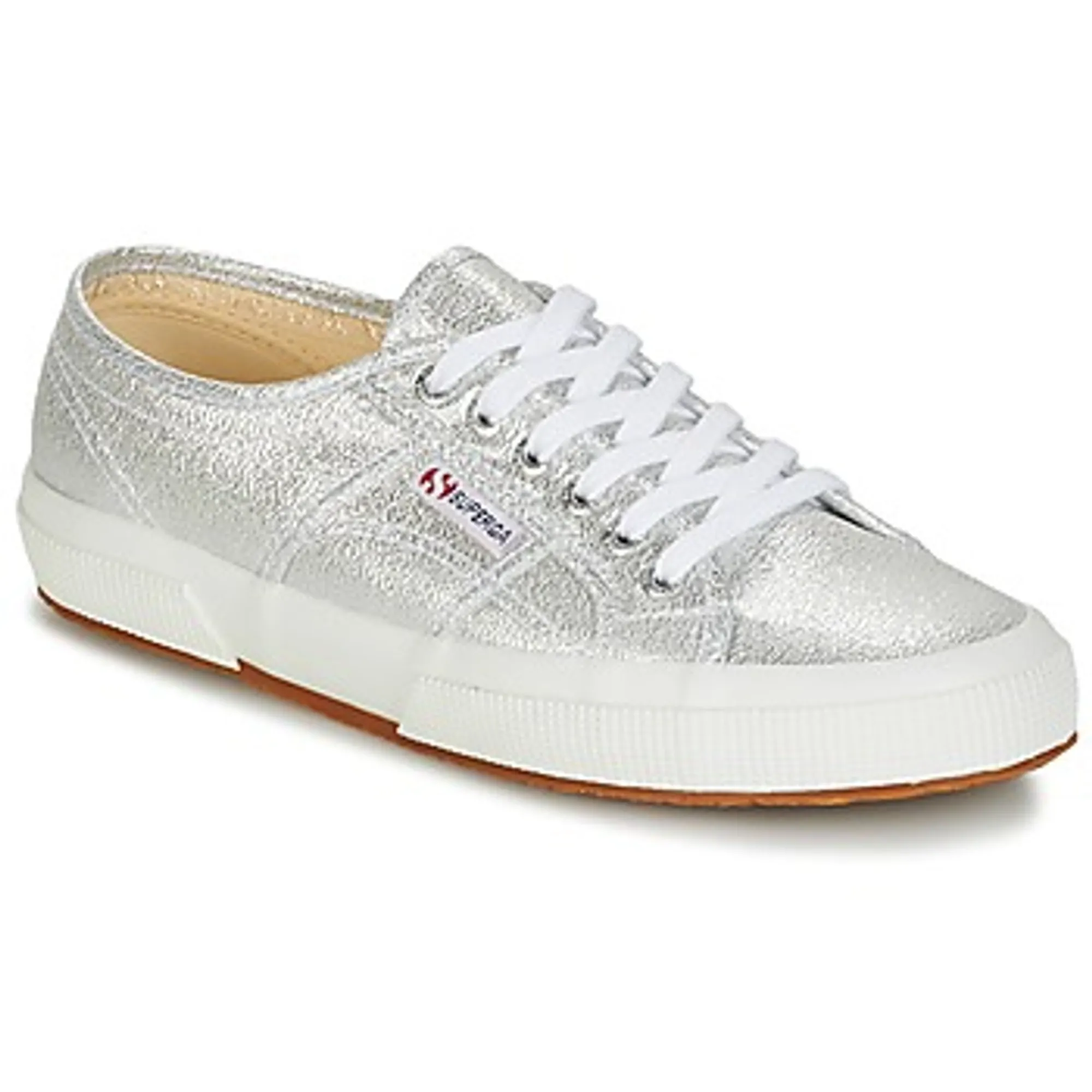 Superga  2750-LAMEW  women's Shoes (Trainers) in Silver