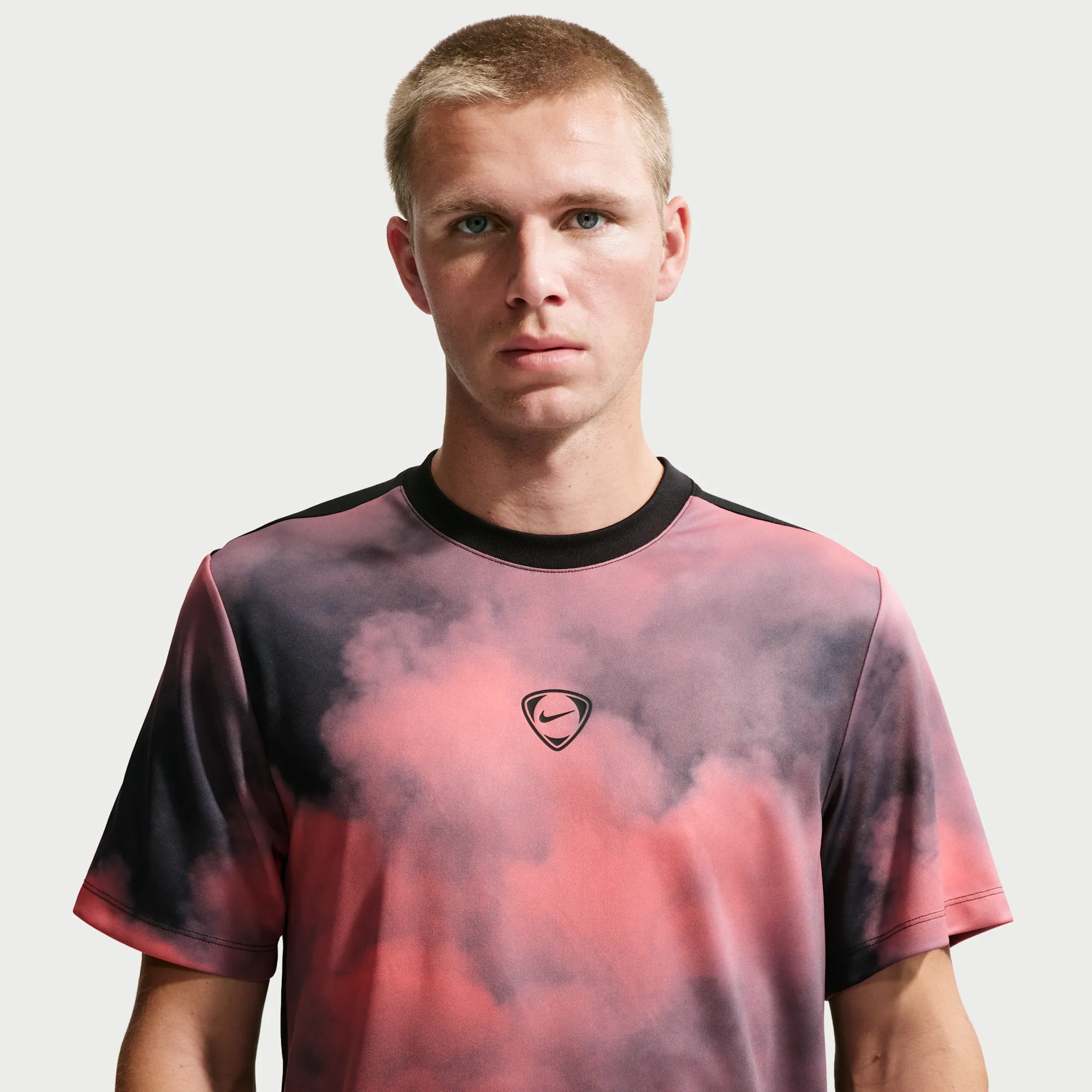 Nike Academy+ Men's Dri-FIT Short-Sleeve Football Shirt - Pink