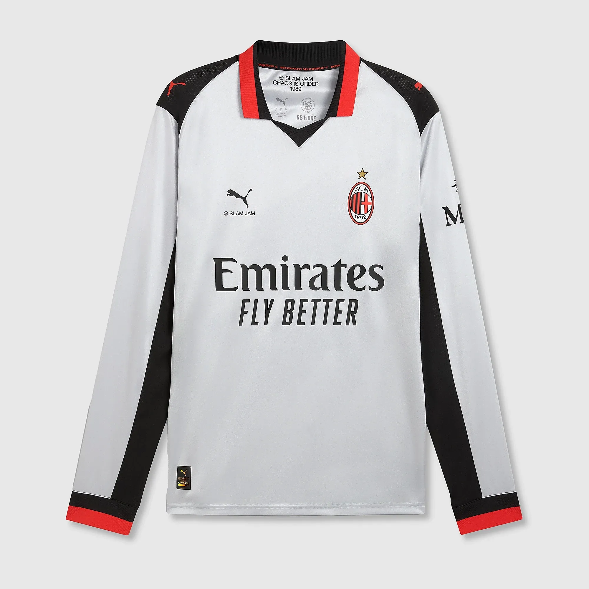 SILVER JERSEY PUMA X AC MILAN X SLAM JAM