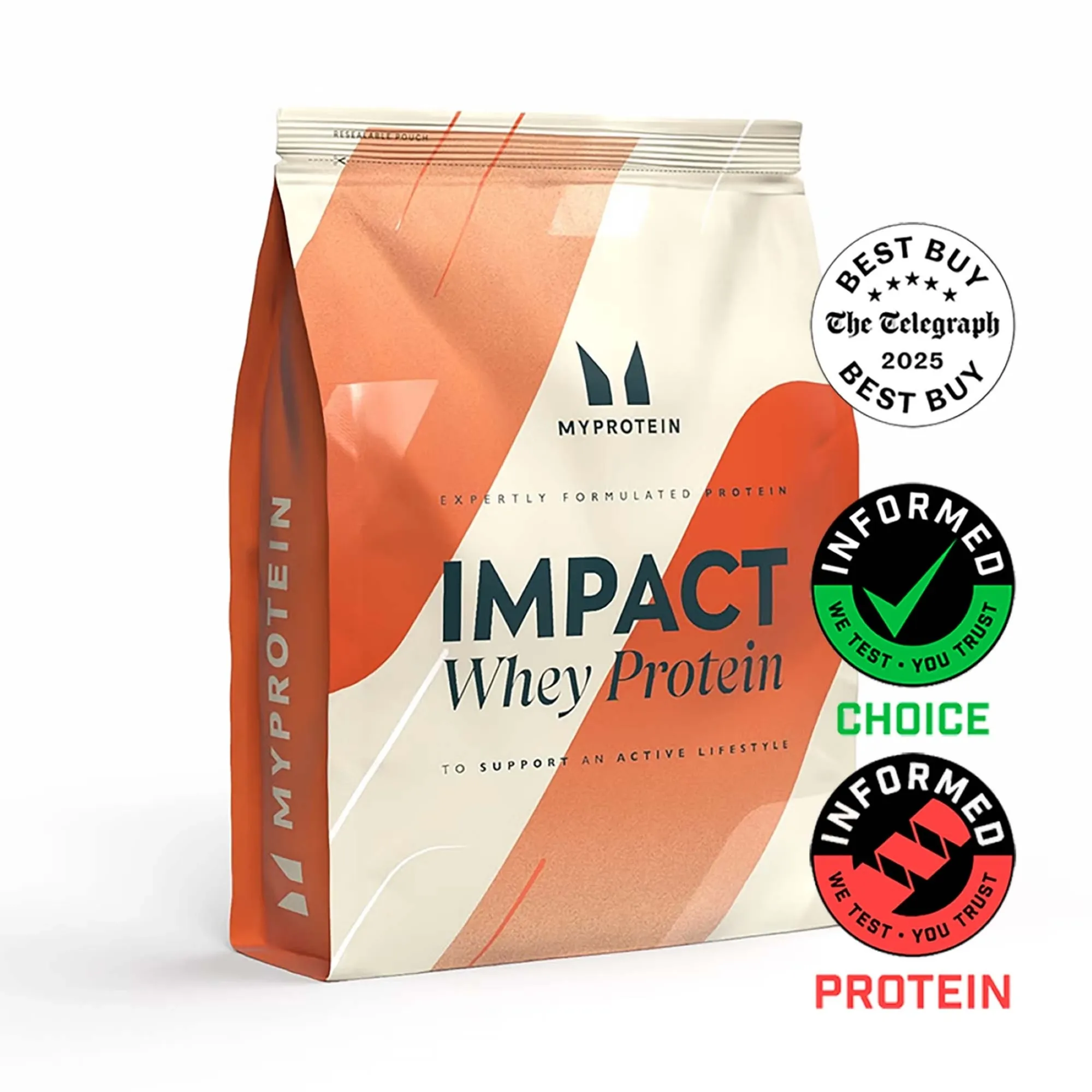 Impact Whey Protein Powder - 2.7kg - 90servings - Chocolate Smooth