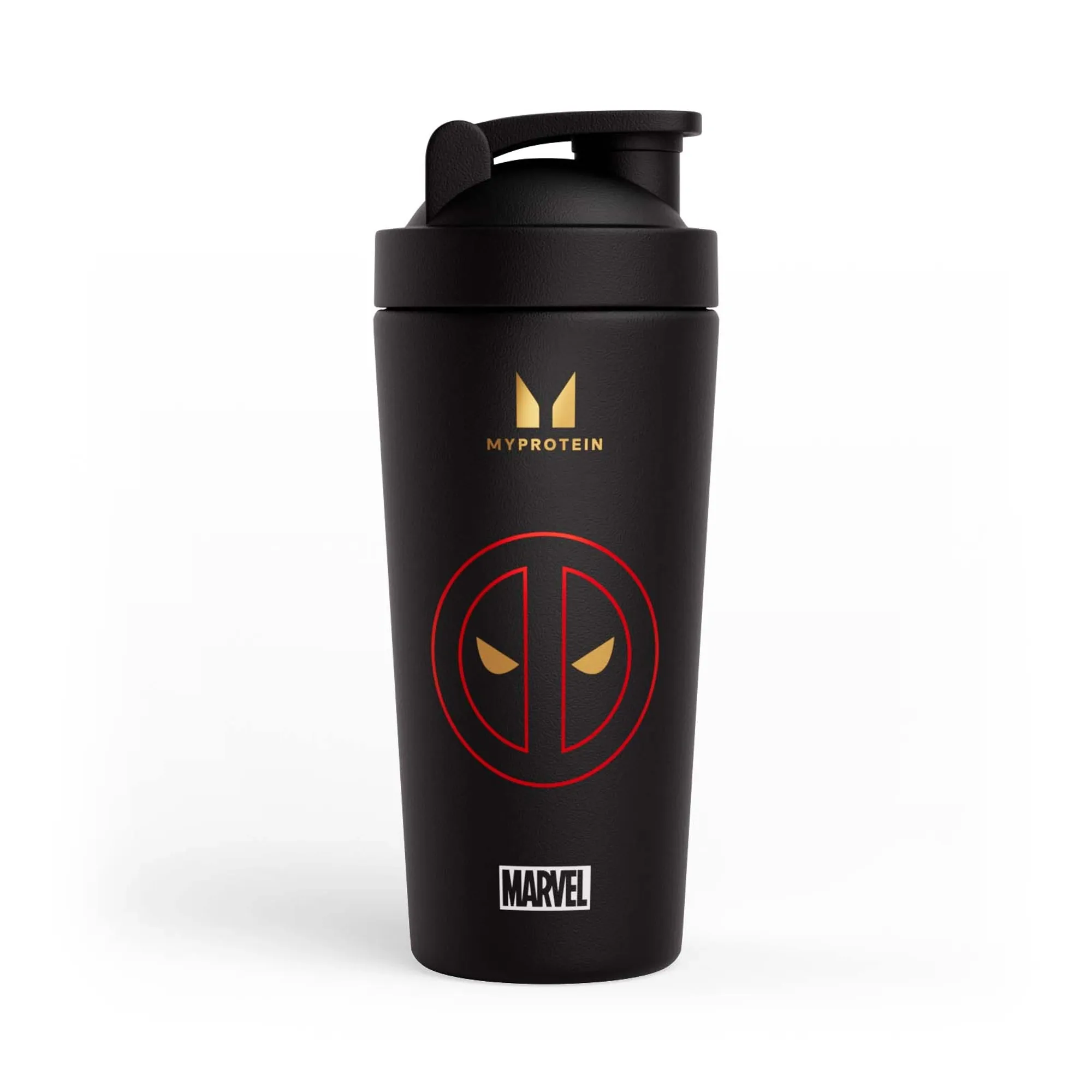 Myprotein Deadpool Recycled Metal shaker - Black