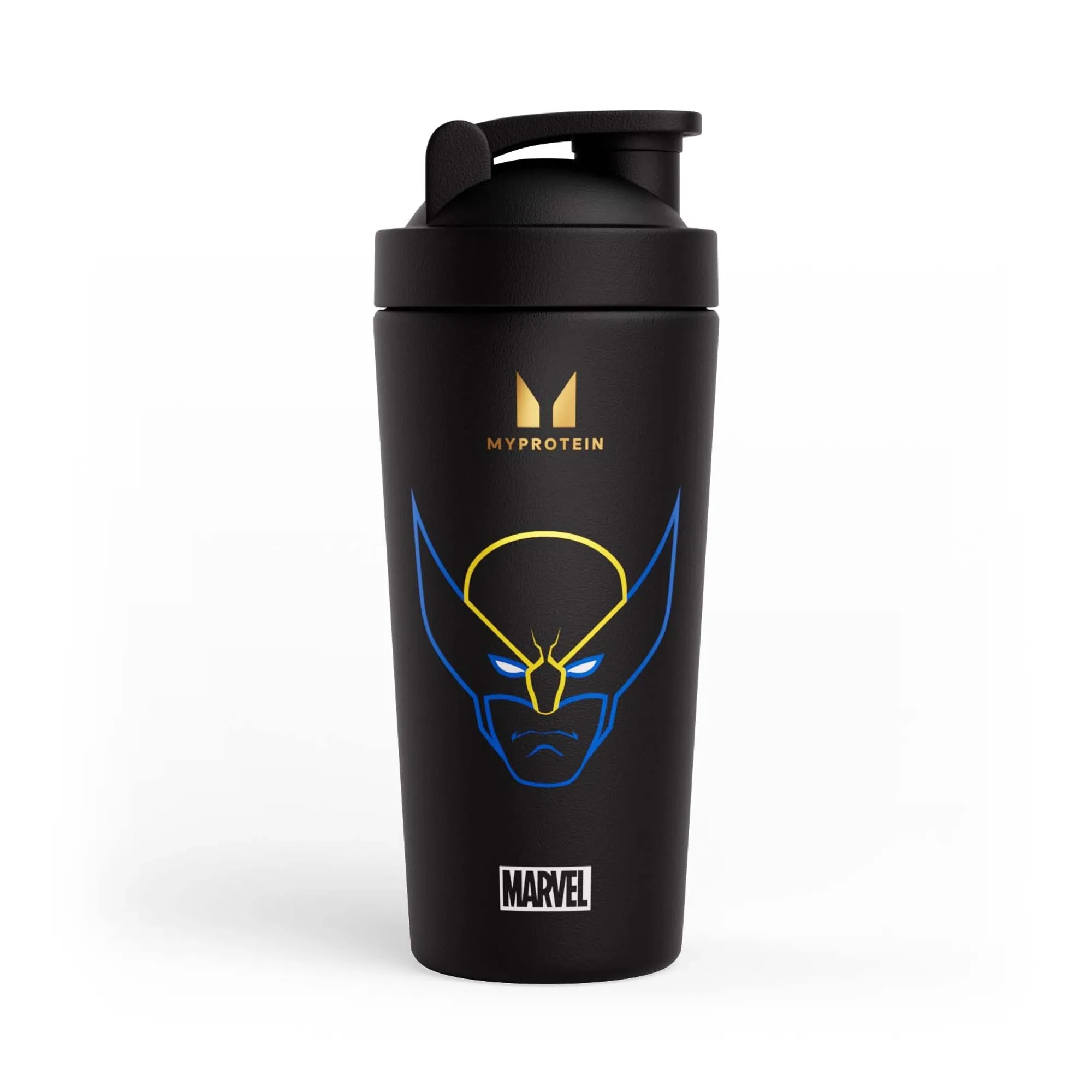 Myprotein Wolverine Recycled Metal shaker - Black