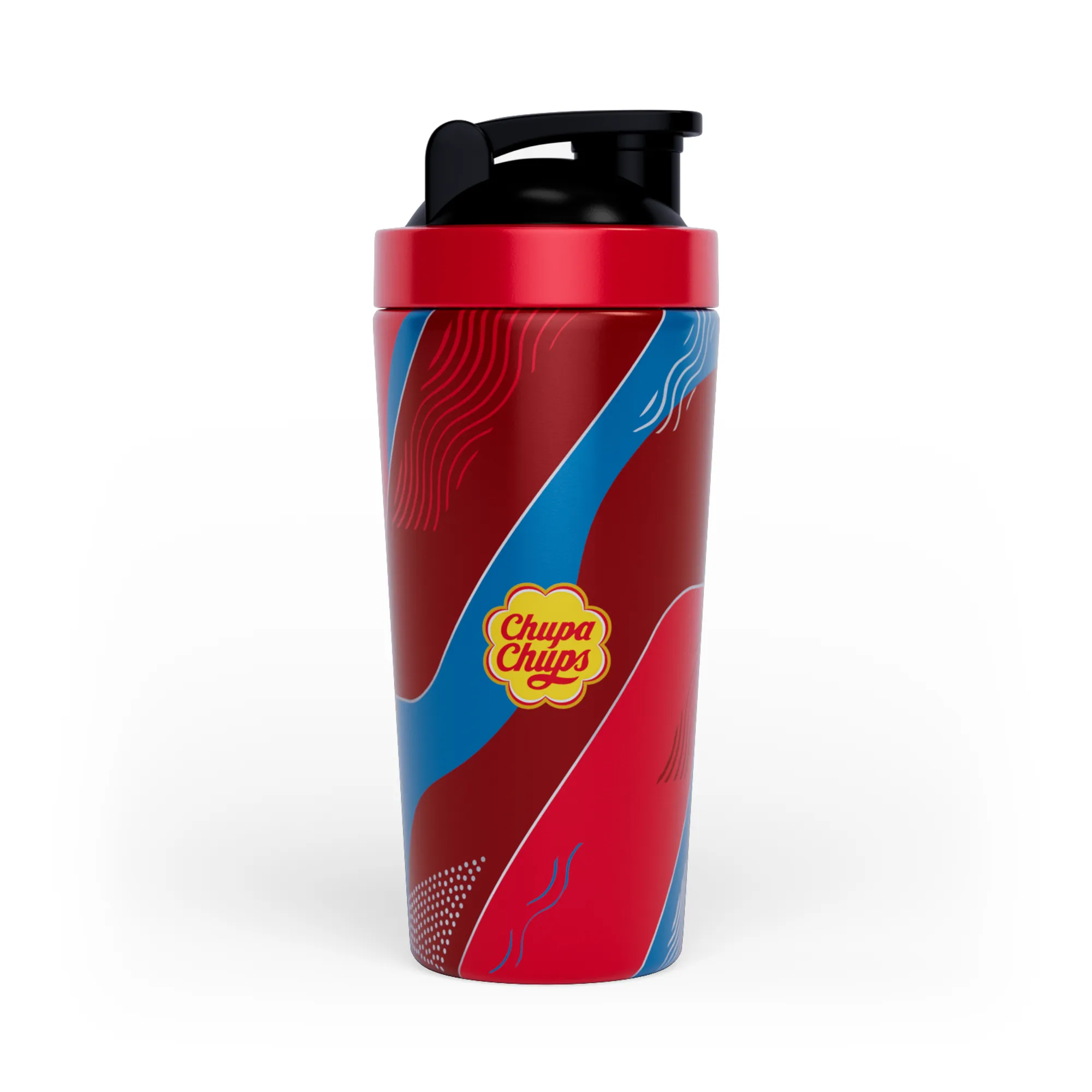 Myprotein Chupa Chups Recycled Metal Shaker - Red