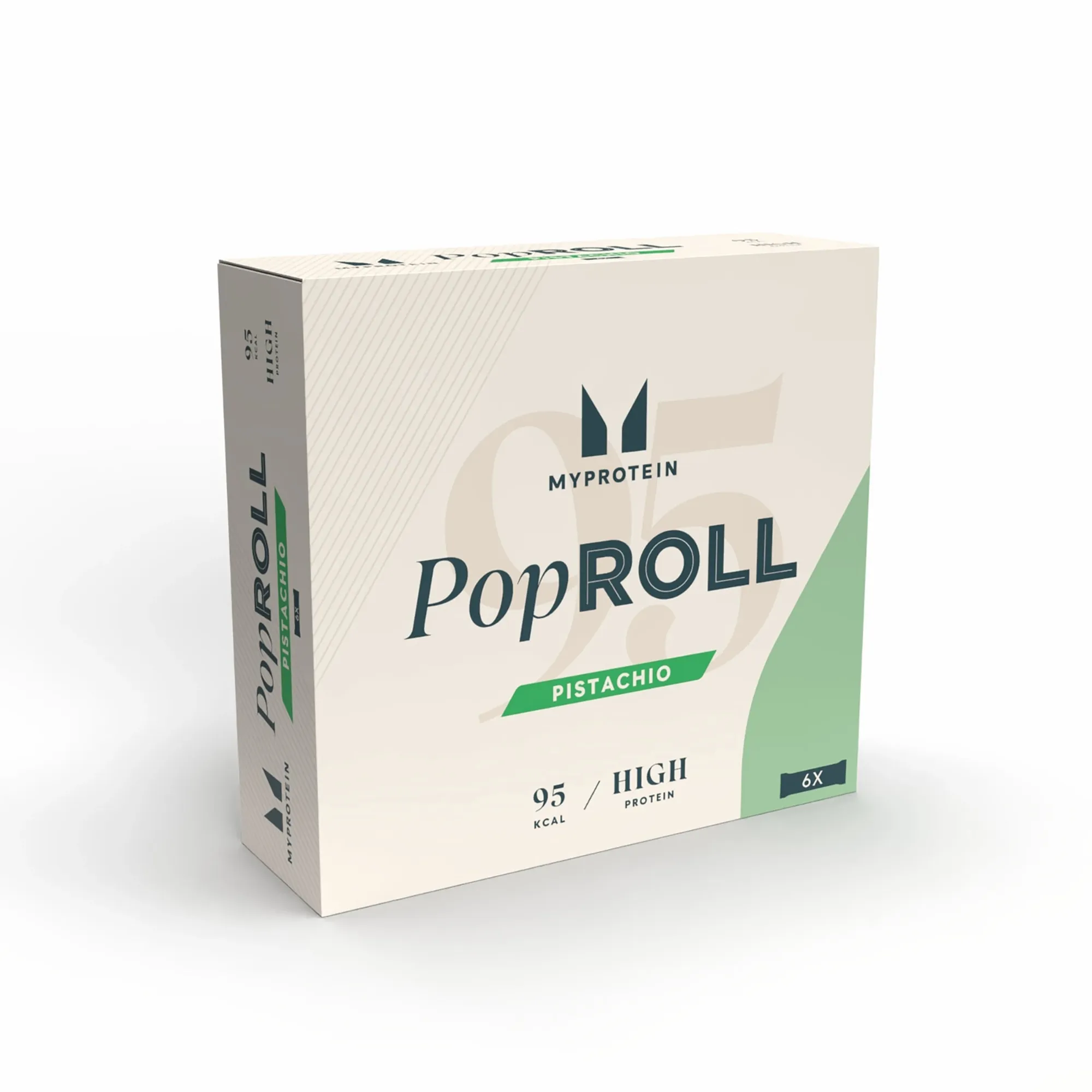 Pop Roll Protein Snack - 6 x 27g - Pistachio