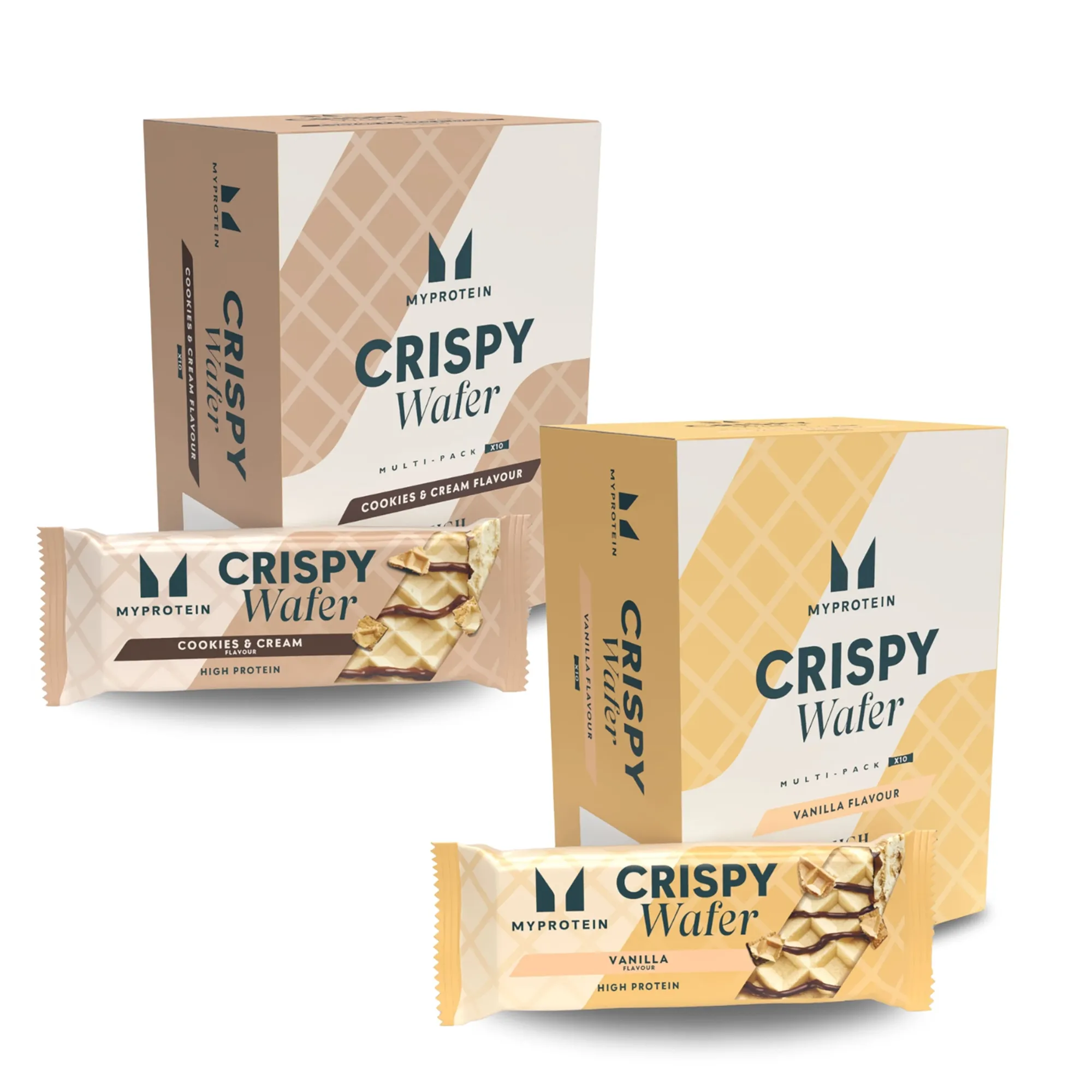 Crispy Protein Wafer - Twin Pack - Vanilla - Vanilla