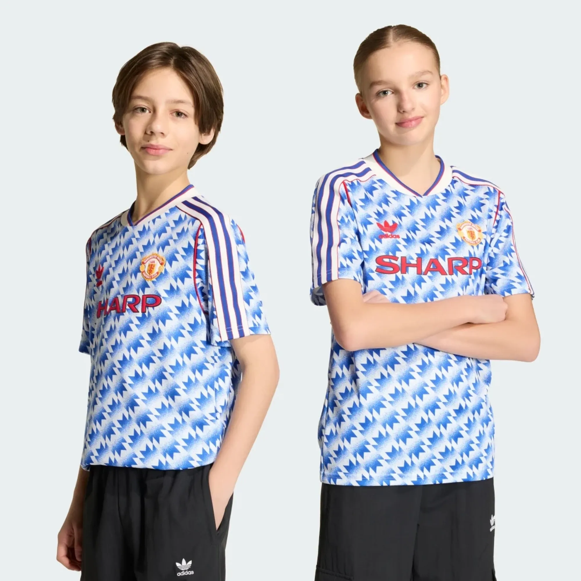 adidas Manchester United Away Jersey 90 Kids