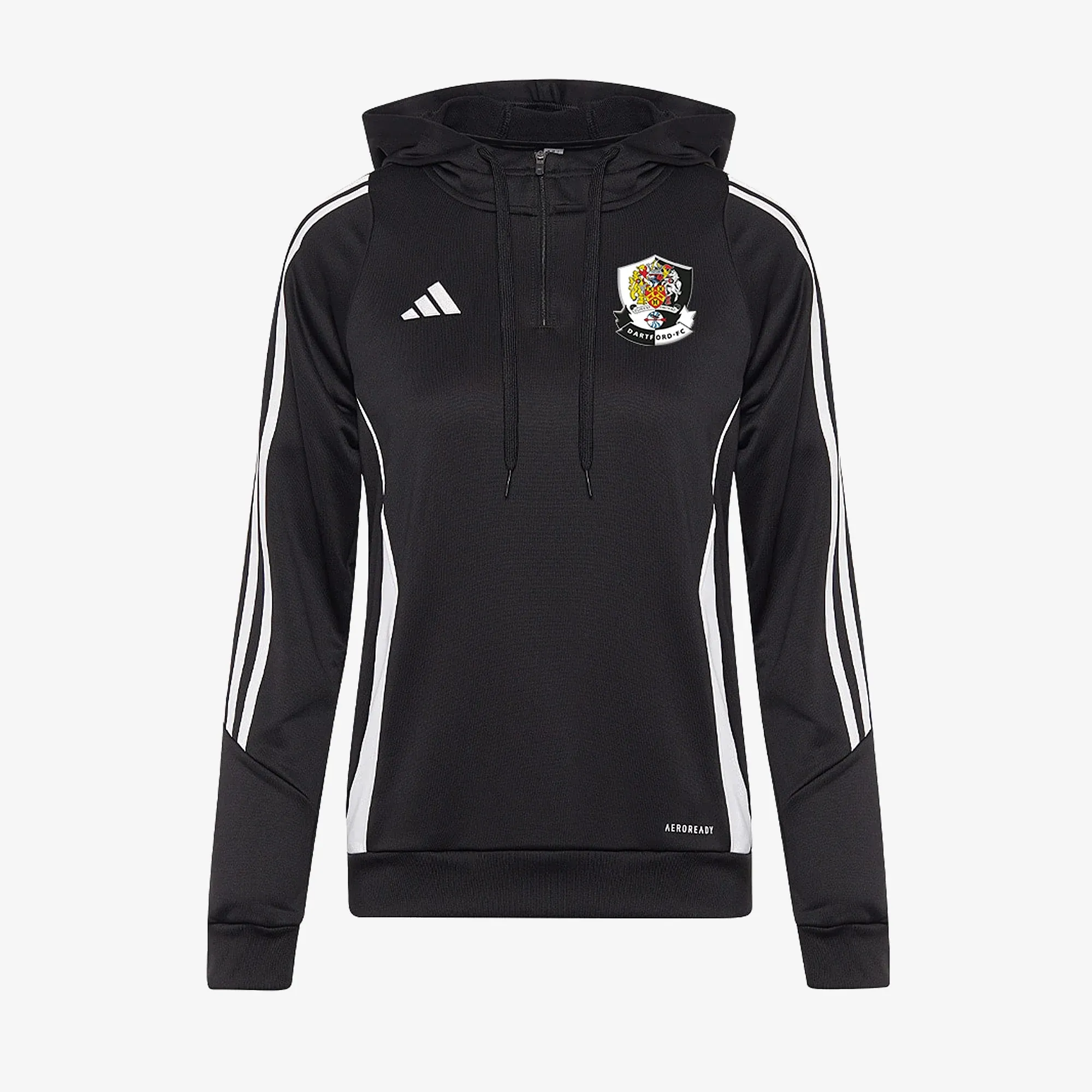 adidas Womens Dartford FC Ladies Pull-Over Training Hoodie