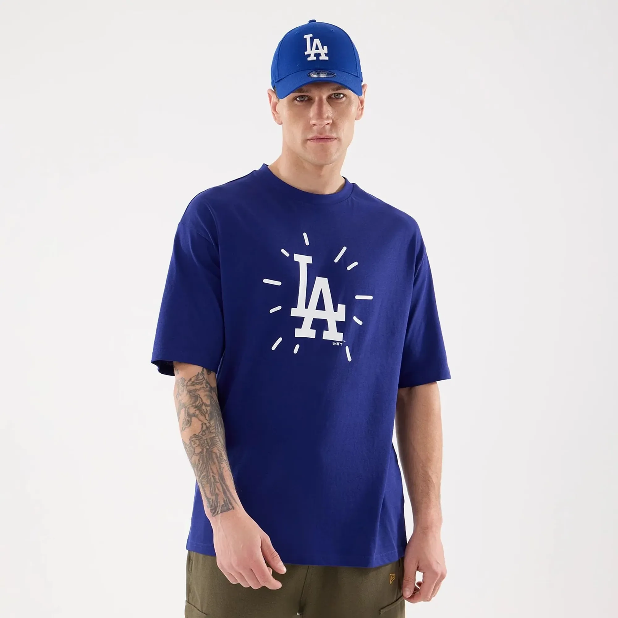 LA Dodgers MLB 59FIFTY Day Graphic Dark Blue T-Shirt New Era Cap adult unisex
