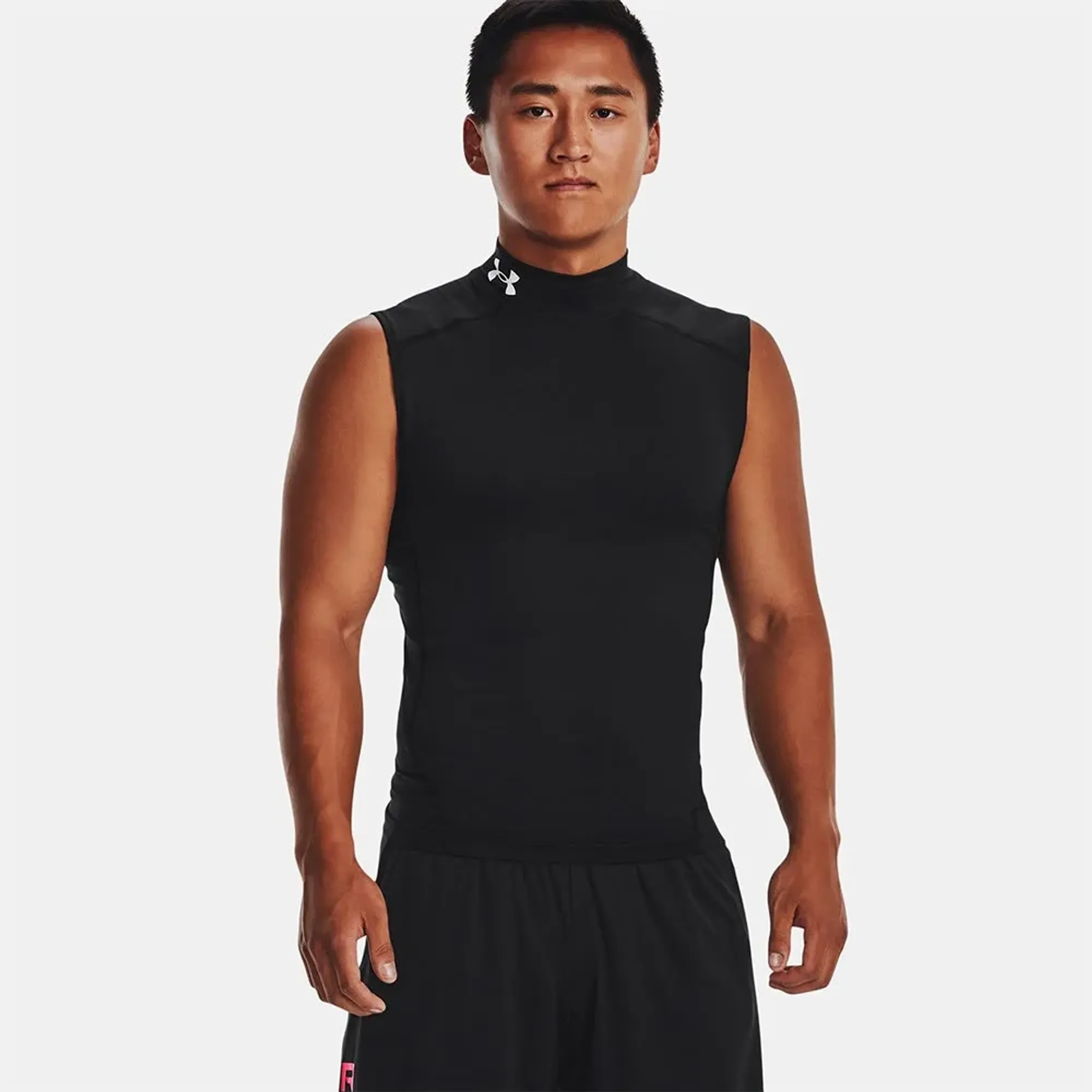 Under Armour HeatGear® Mock Men's Sleeveless Black / White L