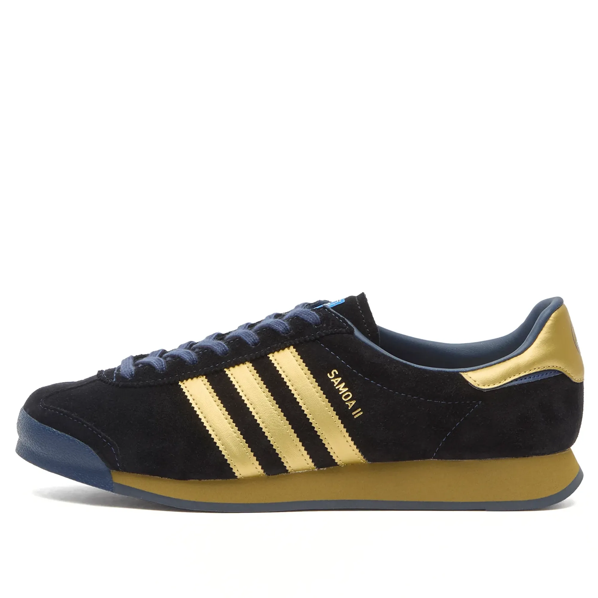 adidas Originals Adidas Men's x SPZL Samoa II Sneaker Tech Indigo/Matte Gold/Night Indigo