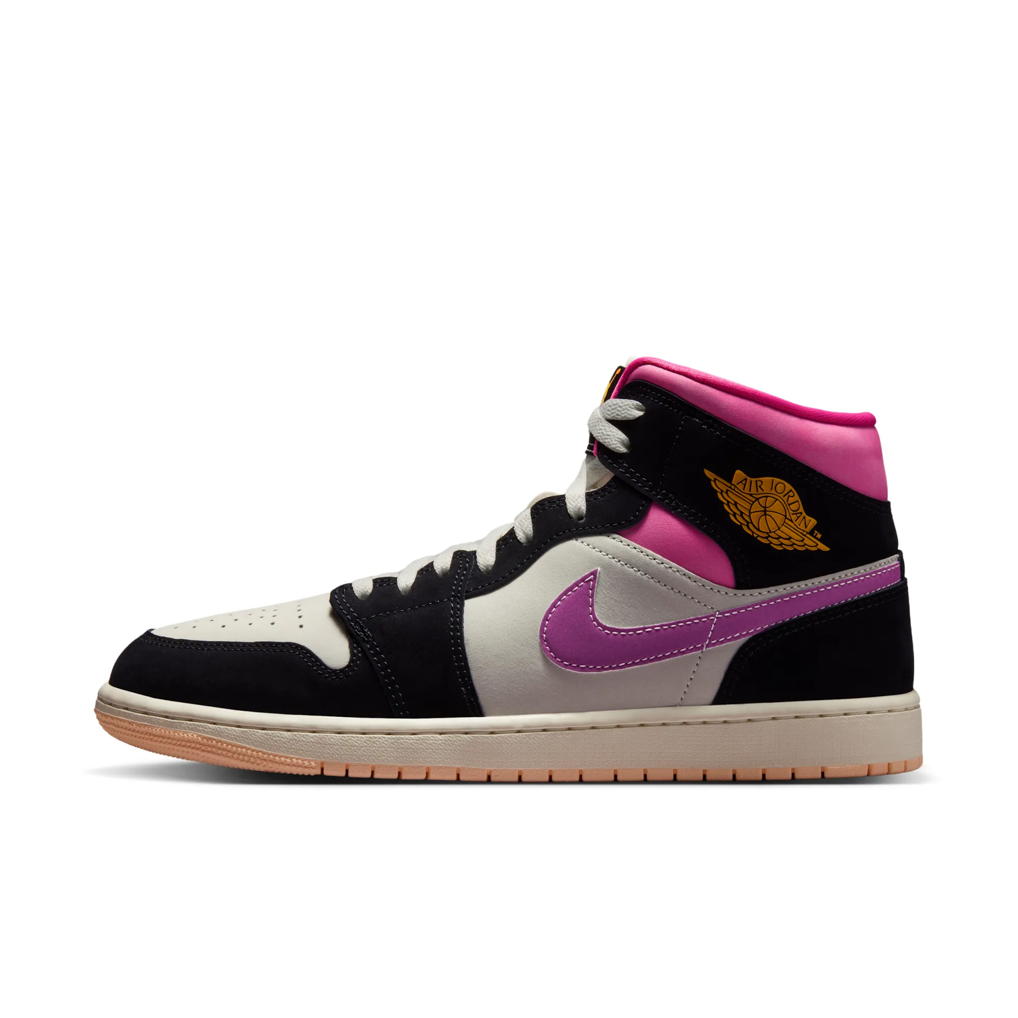 Nike Air Jordan 1 Mid SE Men's Shoes - Black